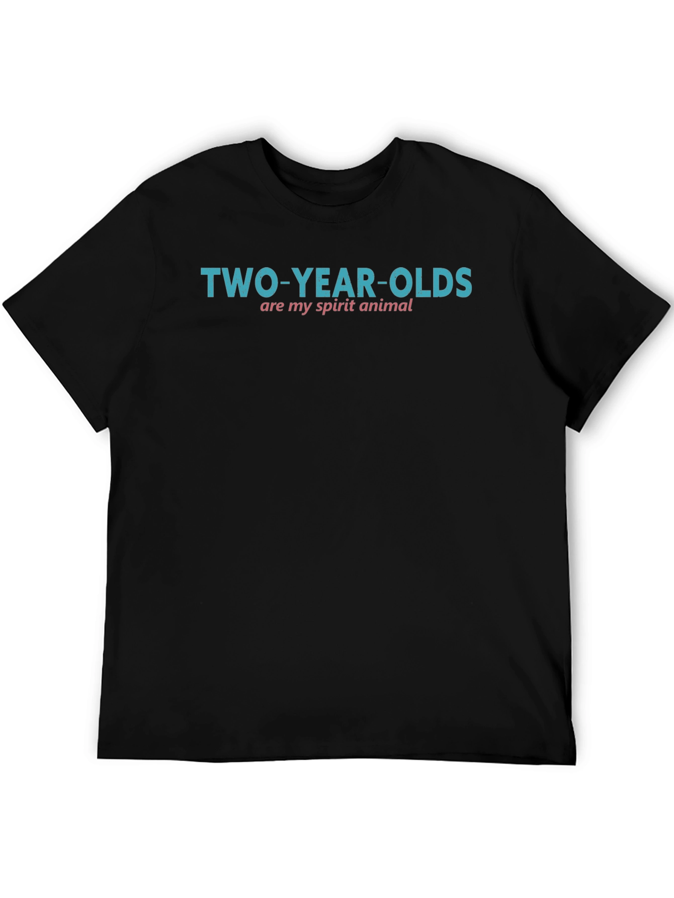 Black Two-Year-Olds Spirit Animal T-Shirt view 5