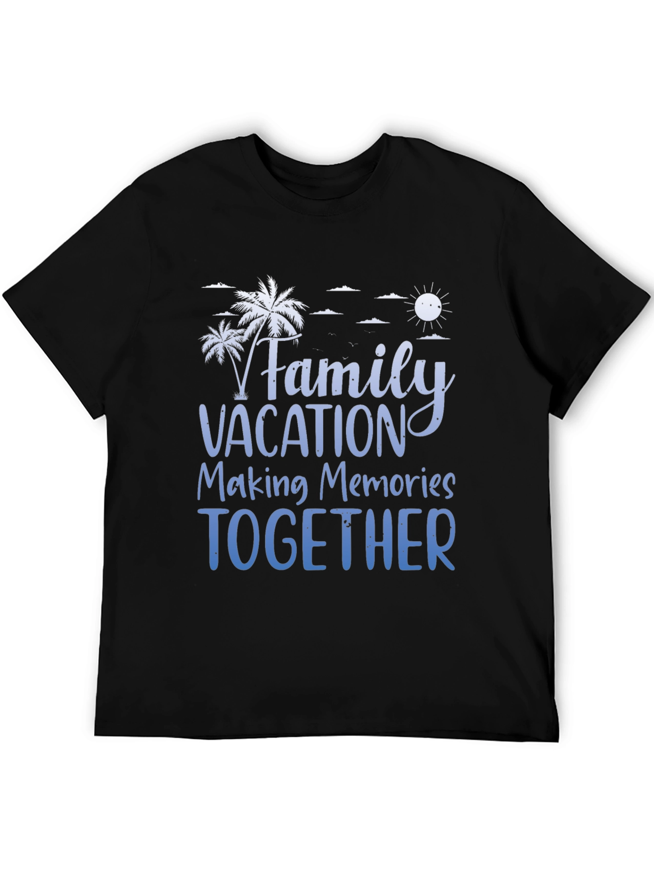 Black Family Vacation T-Shirt: Making Memories Together view 5