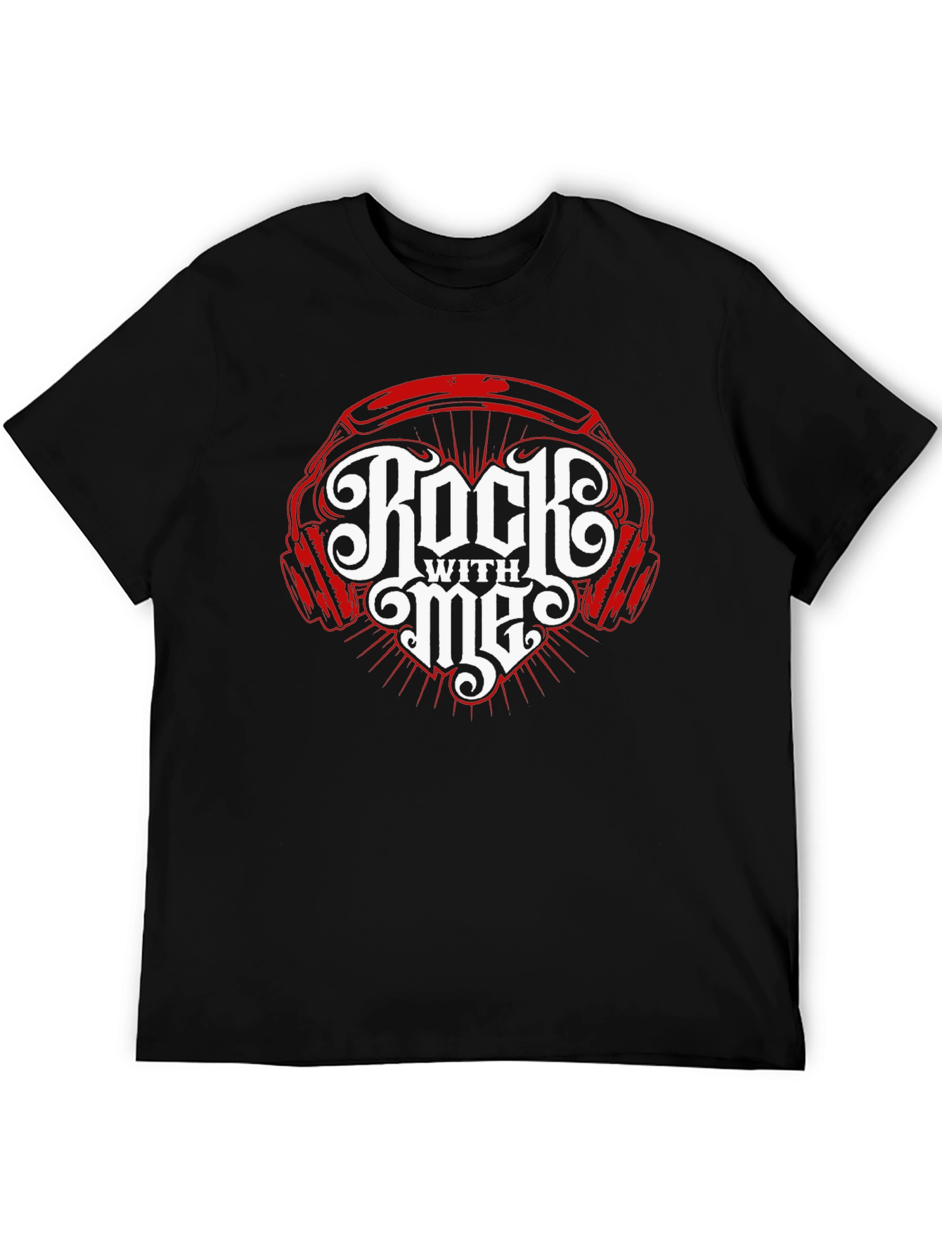 Black Rock With Me Graphic T-Shirt - Music Lover's Tee view 5