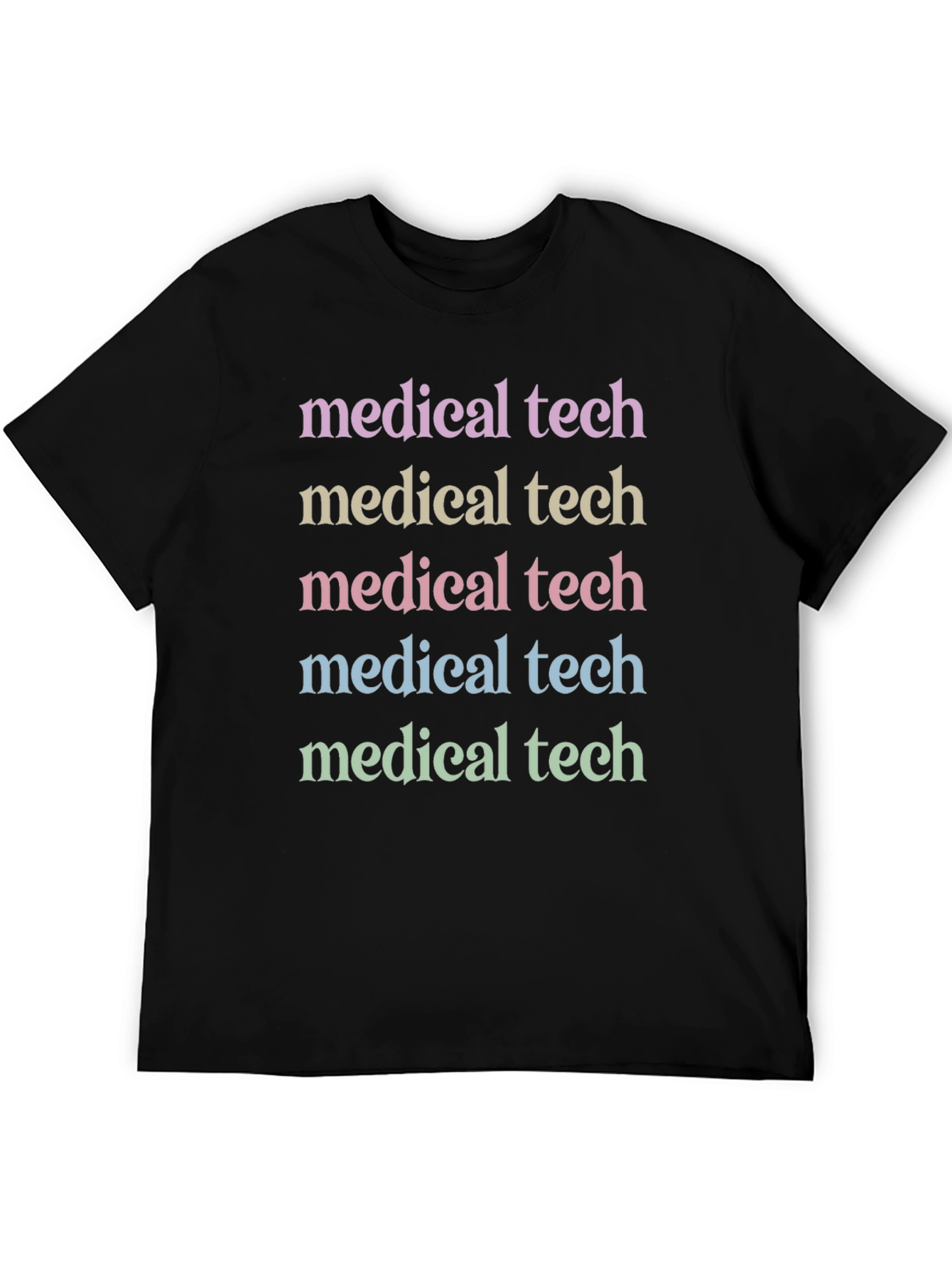 Black Medical Tech Graphic Tee view 5
