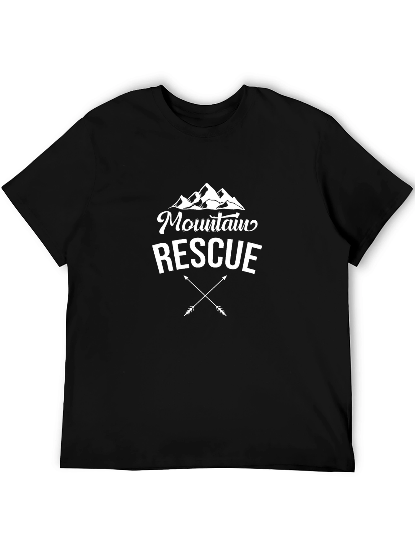 Black Mountain Rescue Tee - Adventure Ready Graphic T-Shirt view 5