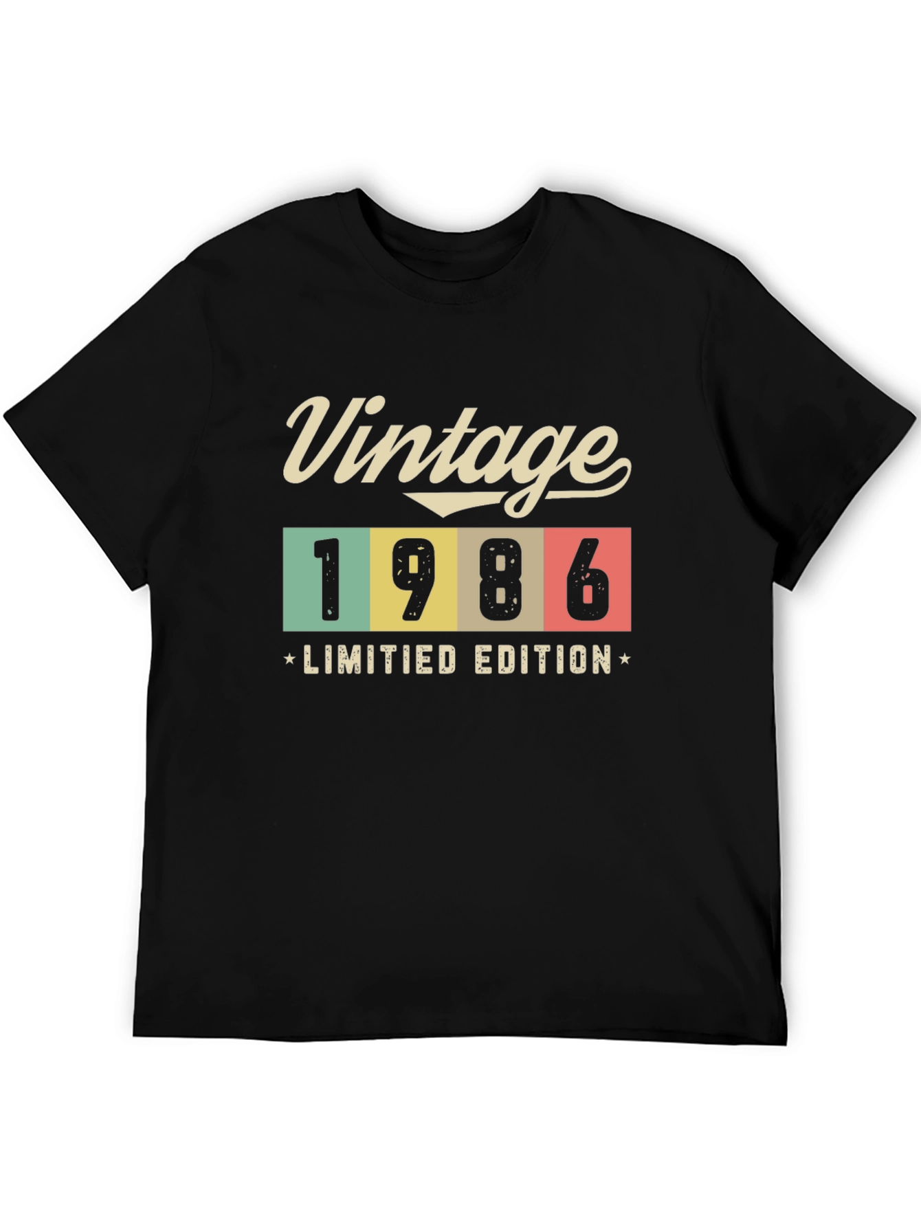 Black Vintage 1986 Limited Edition Graphic Tee view 5