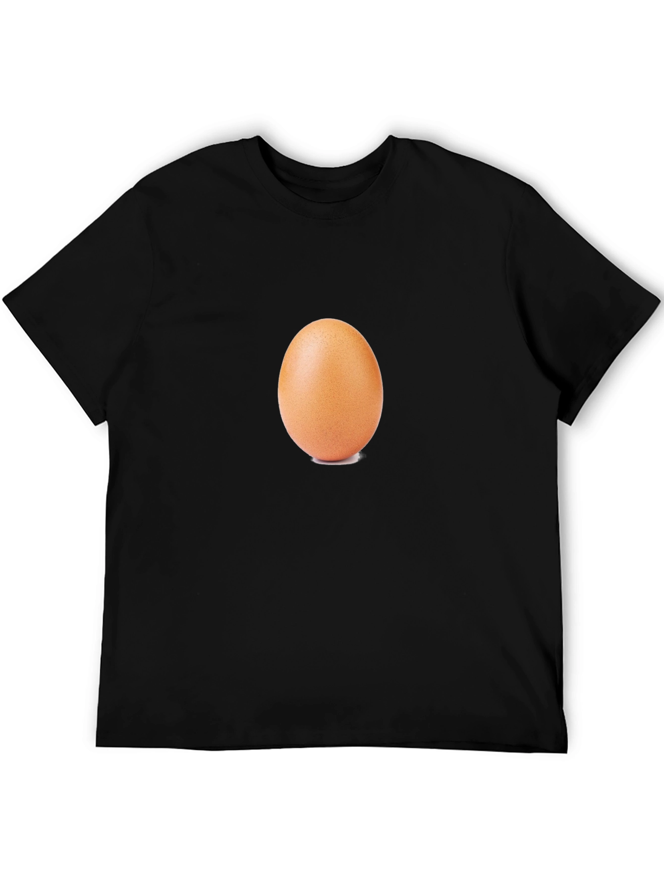 Black Egg-cellent Black T-Shirt - Funny Foodie Tee view 5