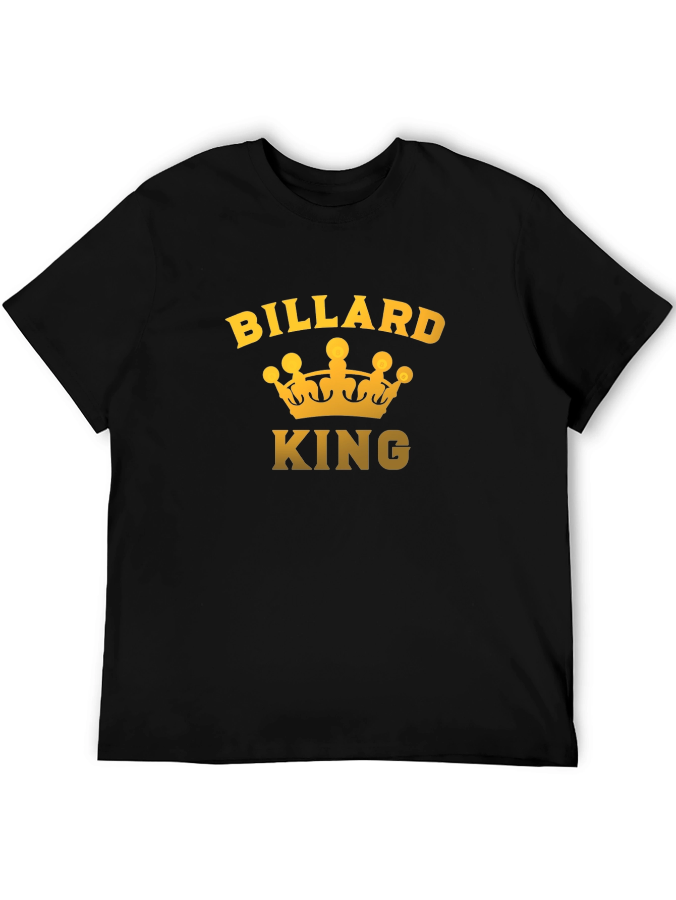 Black Billard King Black T-Shirt view 5