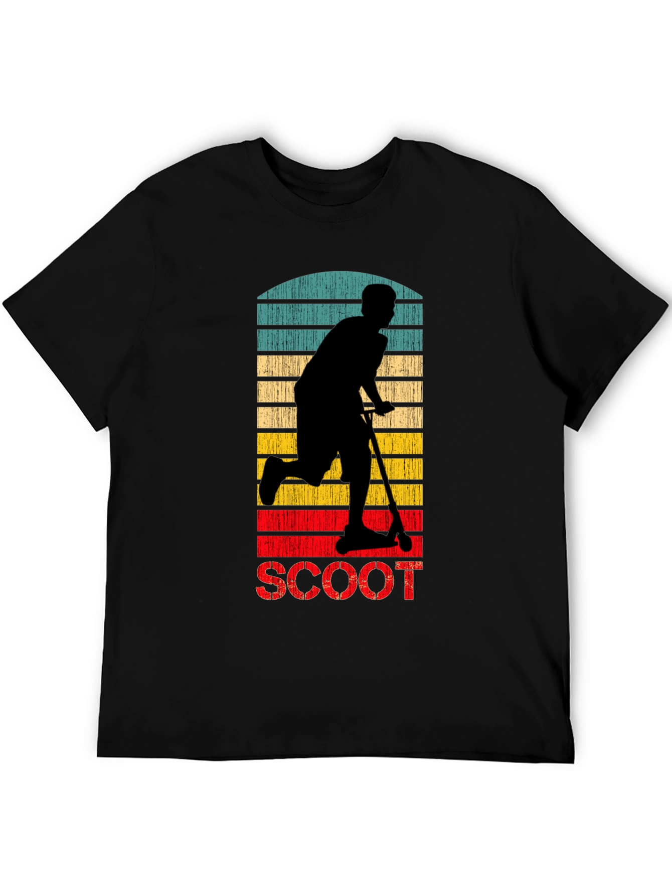 Retro Scooter Graphic T-Shirt - 5