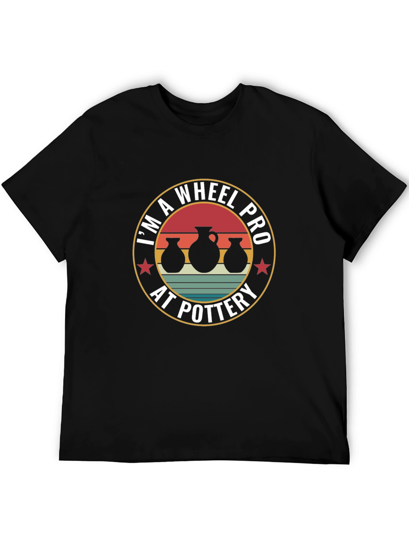 Black I'm A Wheel Pro At Pottery T-Shirt view 5