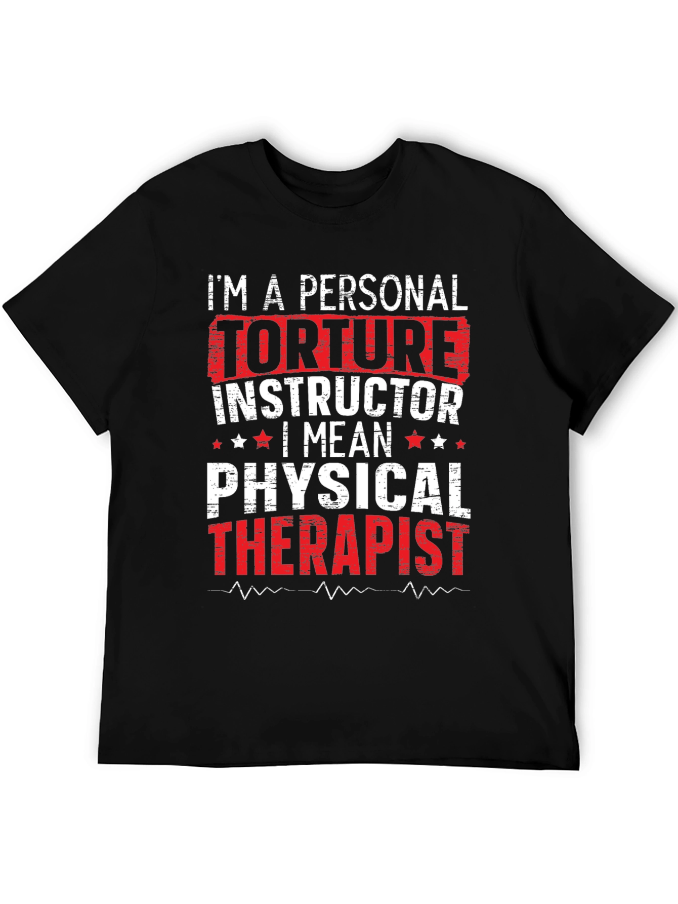 Black Personal Torture Instructor Funny Graphic Tee view 5