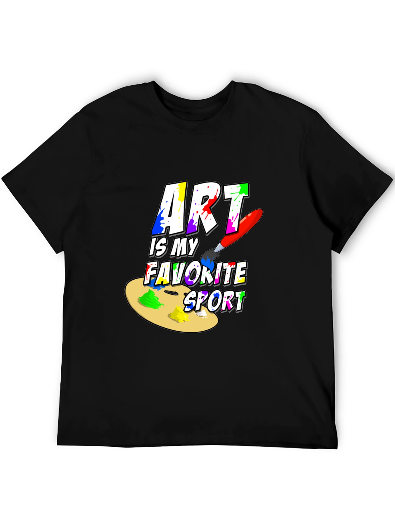 Black Art is My Favorite Sport T-Shirt view 5