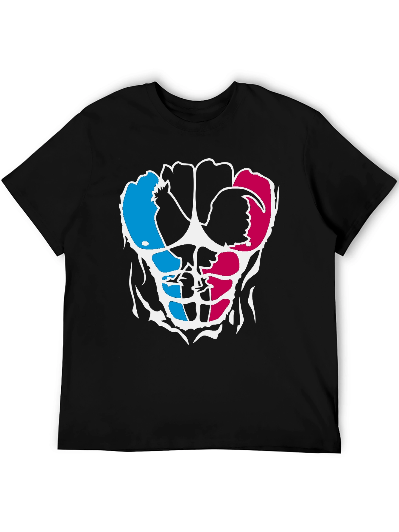 Black Rooster Abs Graphic Tee view 5