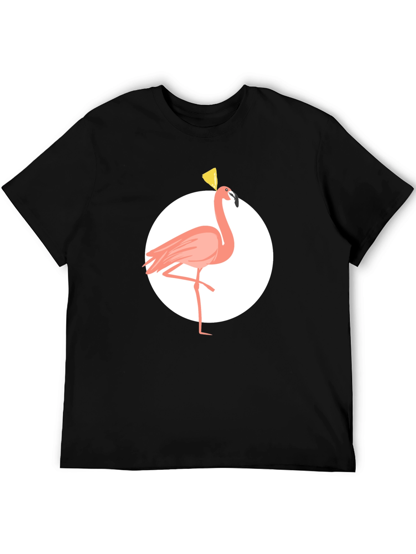 Black Flamingo T-Shirt - Stylish Graphic Tee view 5