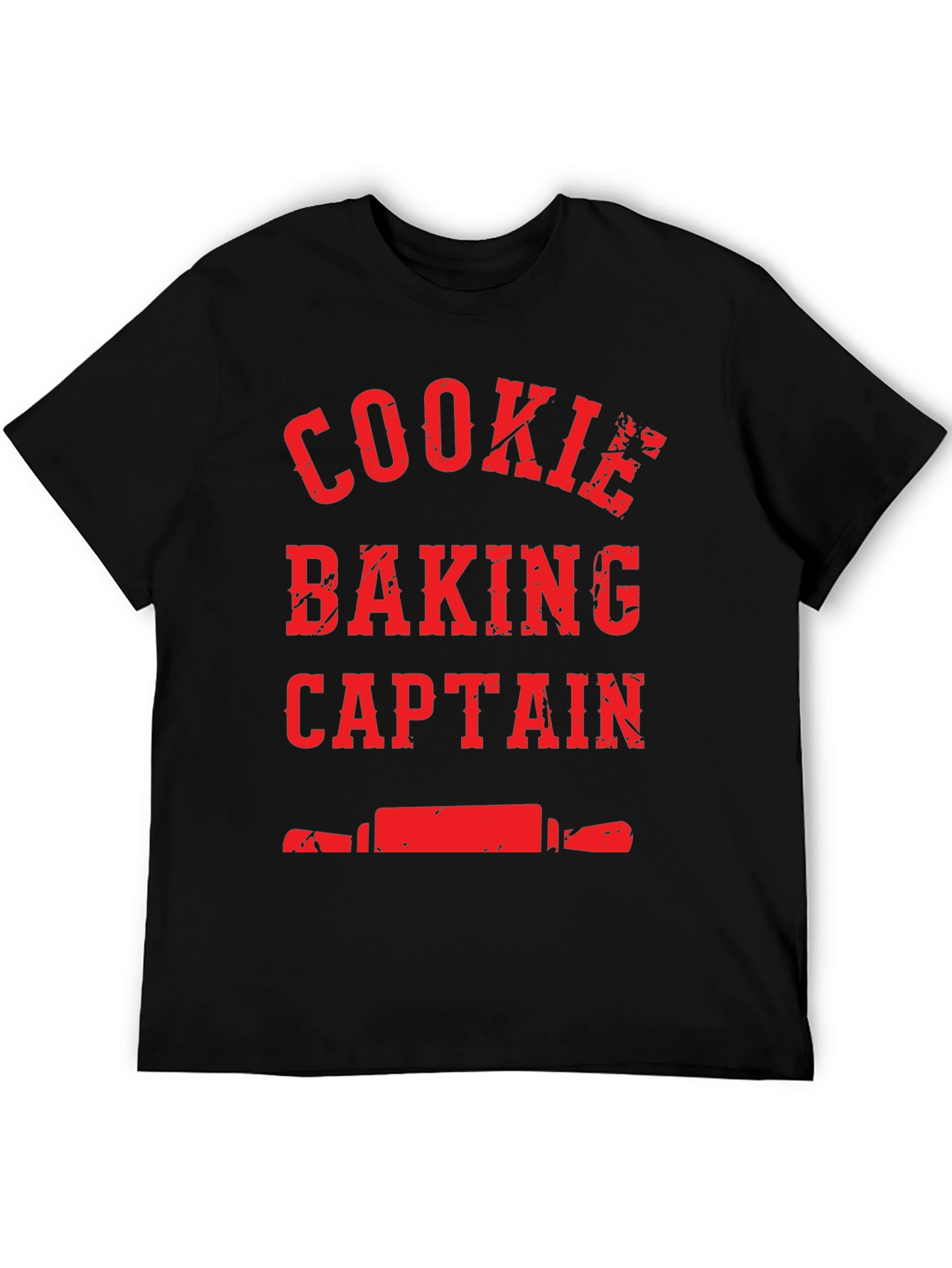 Black Cookie Baking Captain Graphic Tee view 5