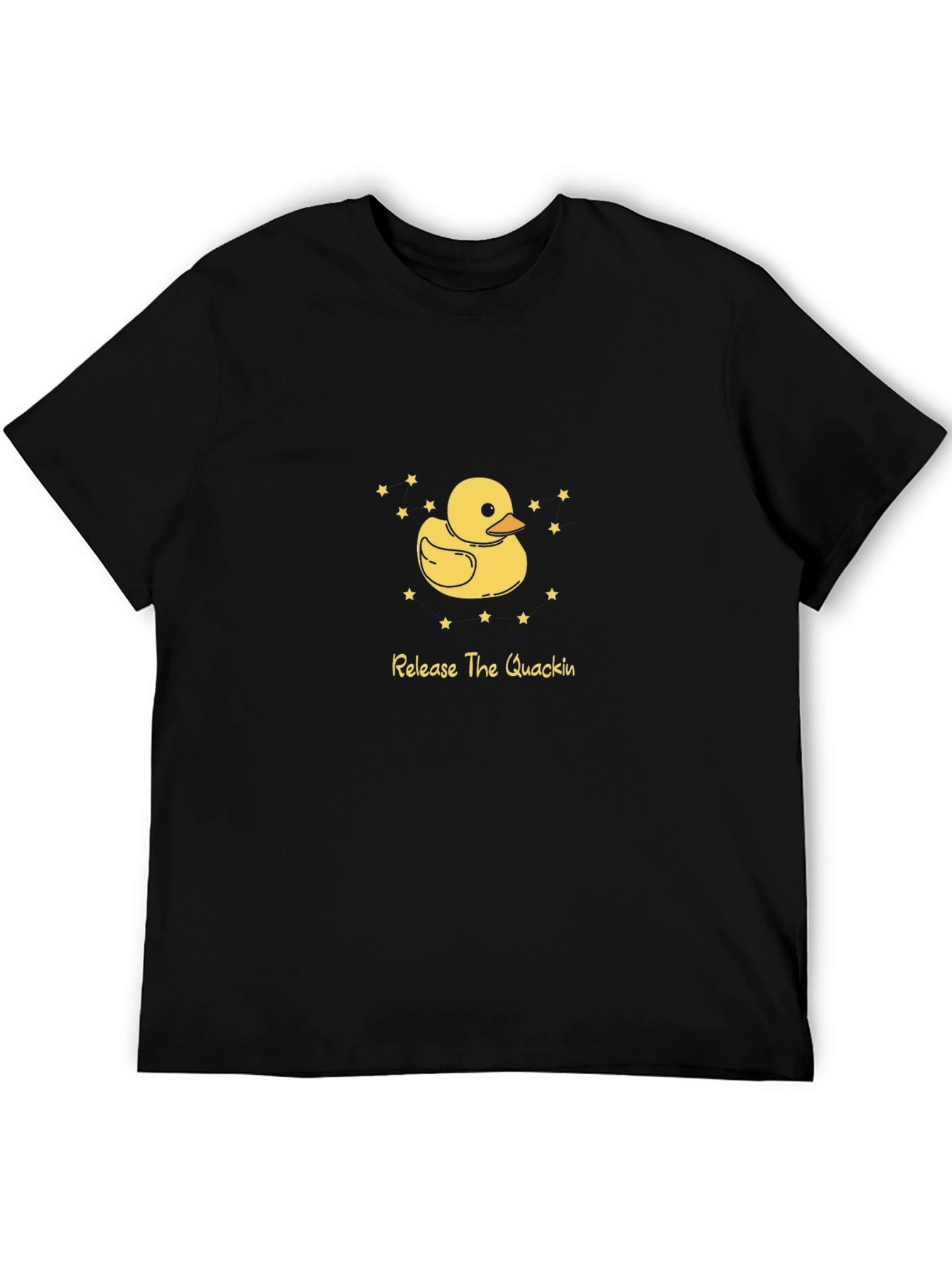 Black Release the Quackin' Duck T-Shirt view 5