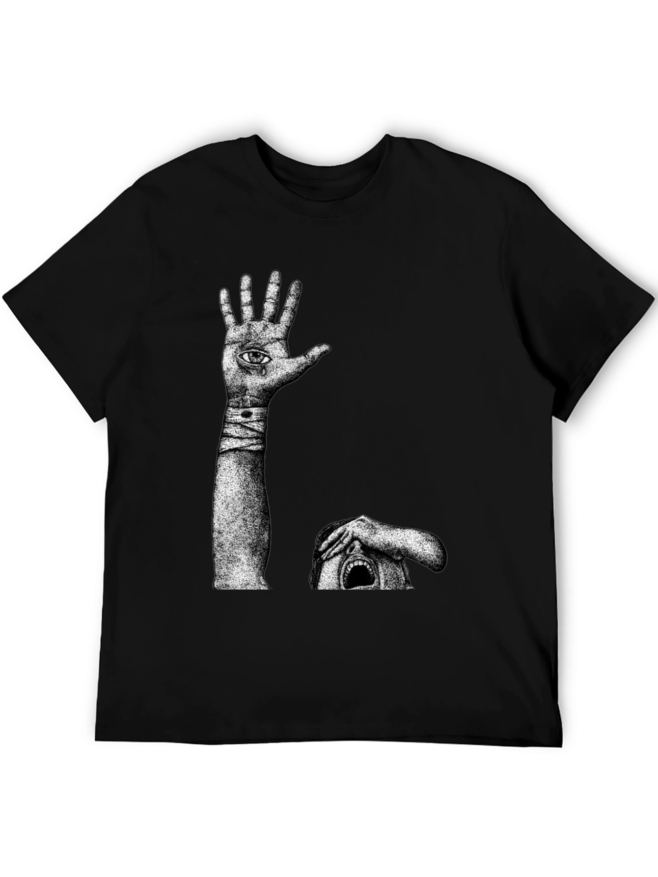 Surreal Graphic Print T-Shirt - 5