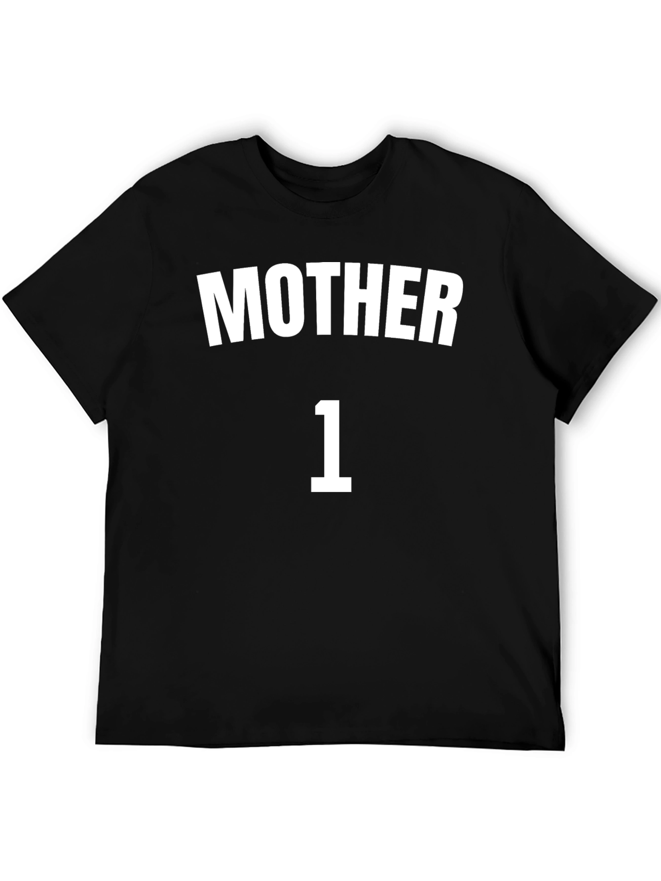 Black Mother Number One T-Shirt - Black view 5