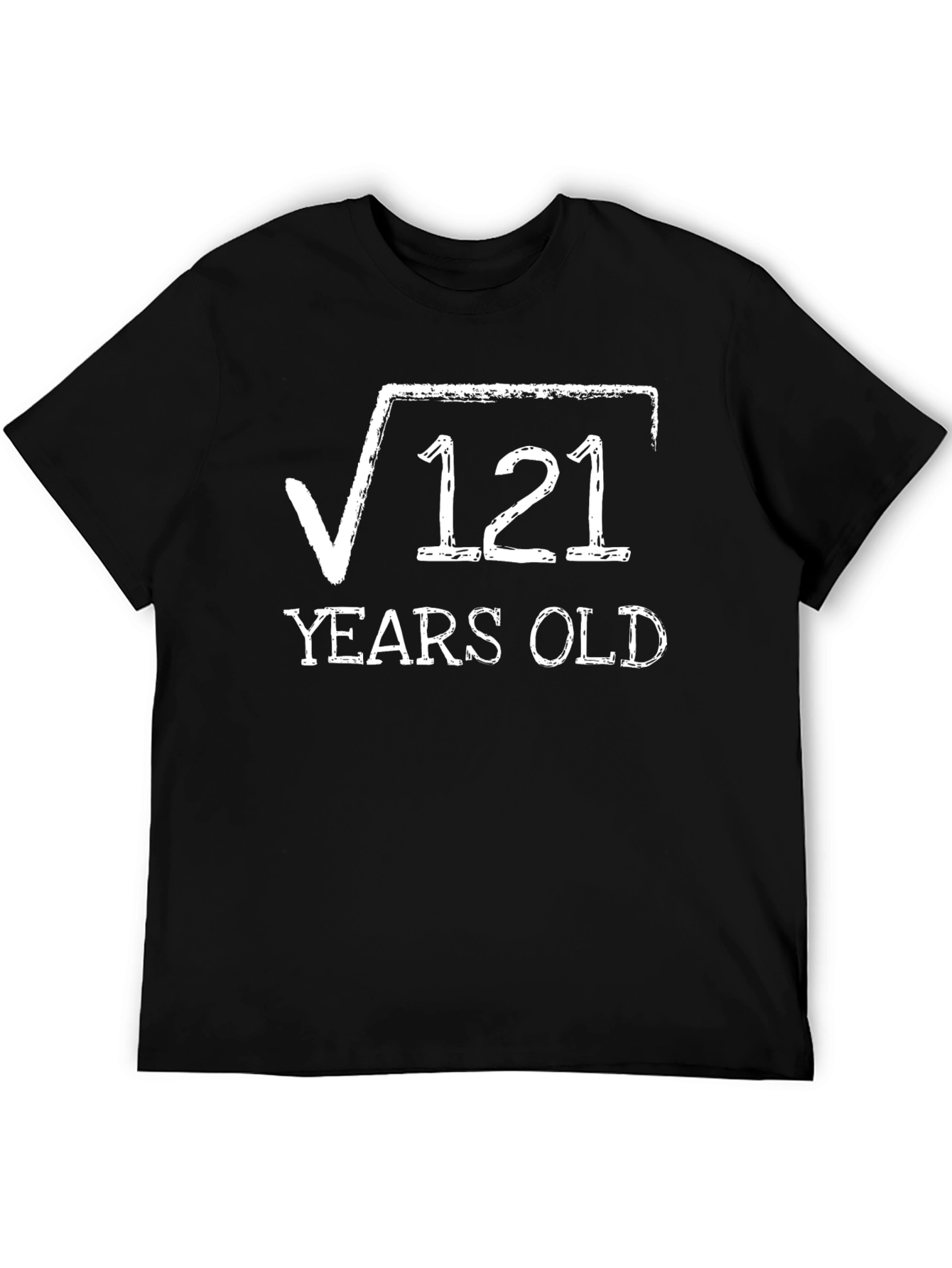 Black Funny 11th Birthday T-Shirt - Root 121 Years Old view 5