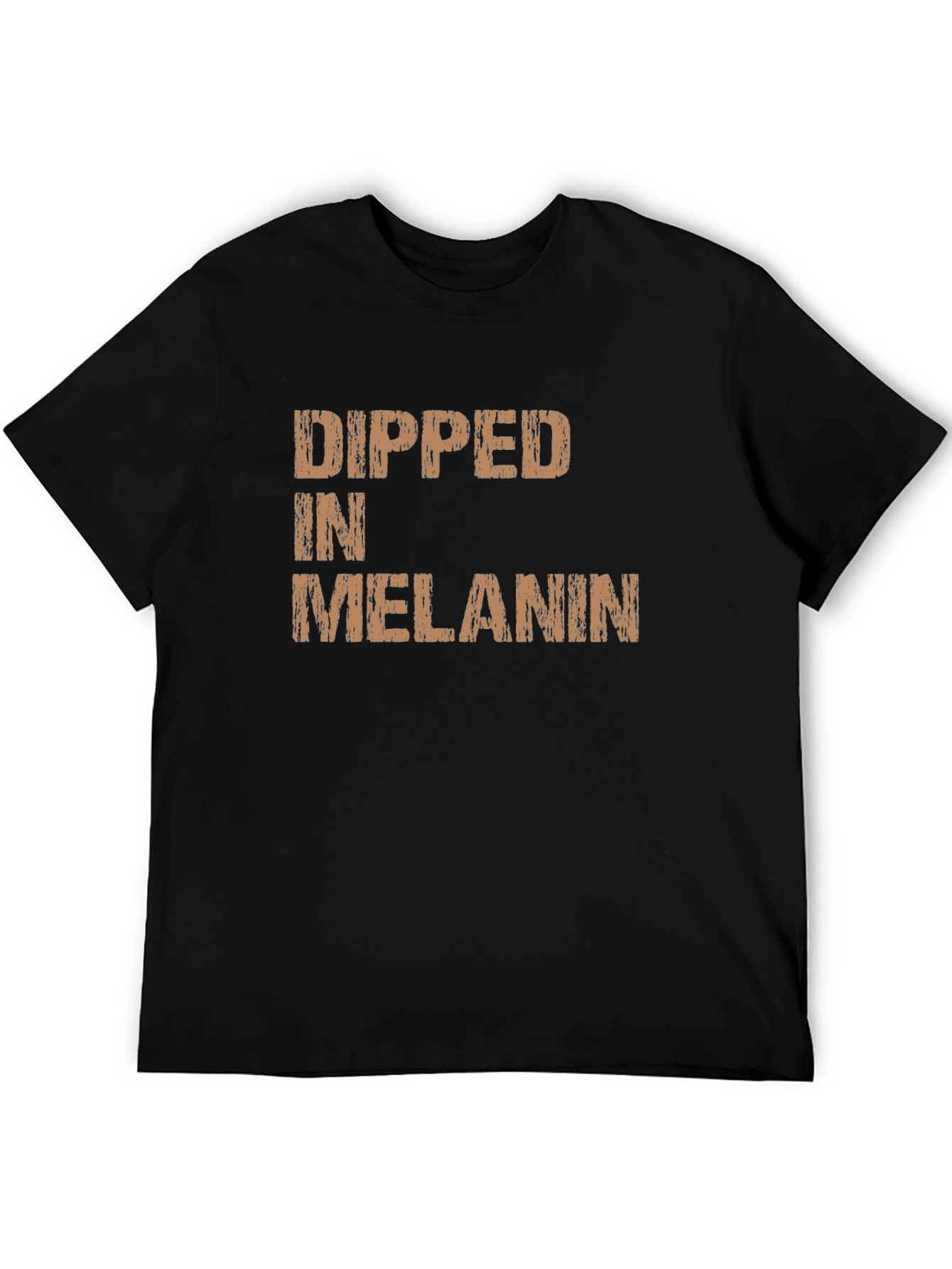 Black Dipped in Melanin Black Graphic Tee view 5