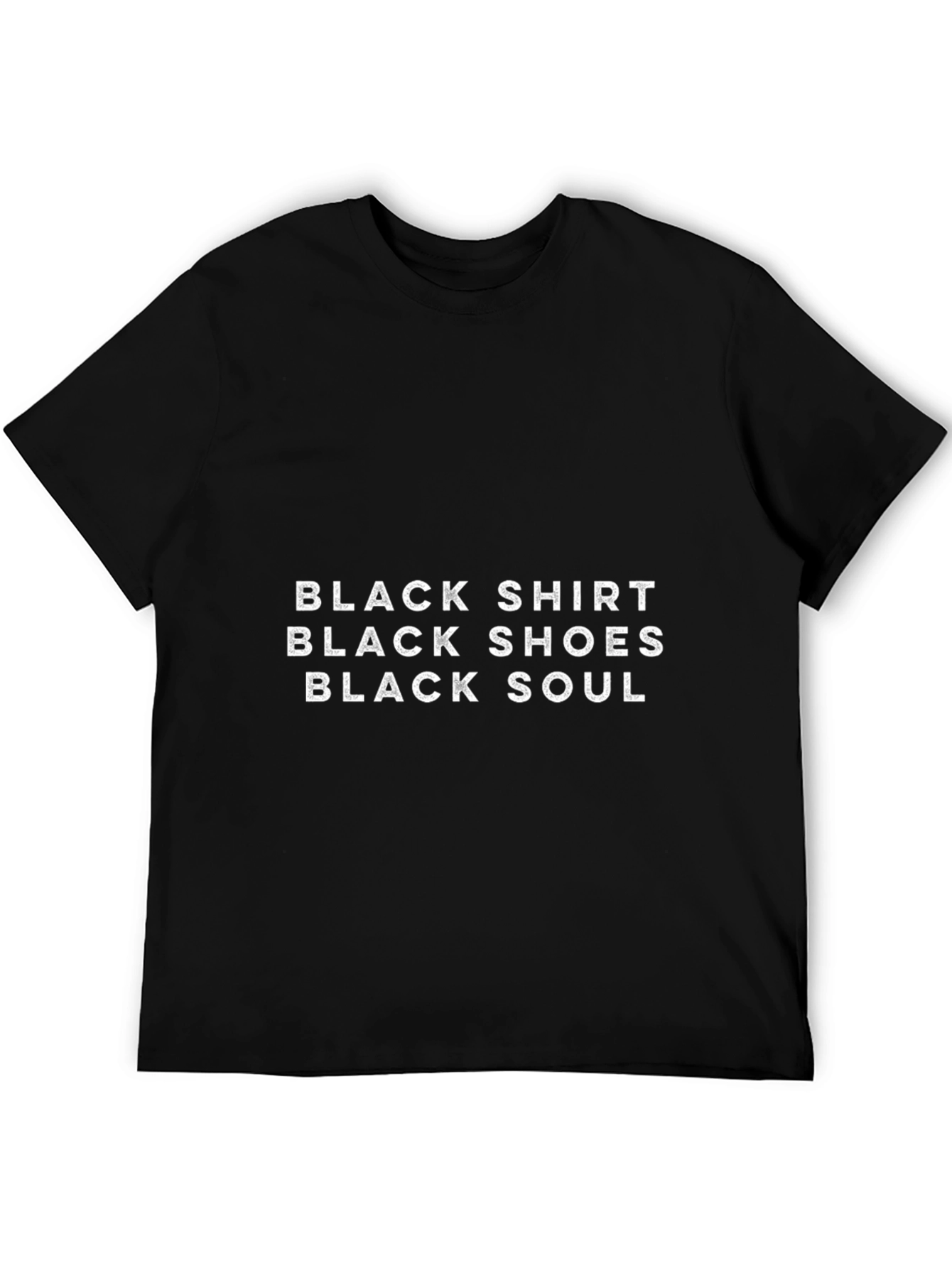 Black Black Shirt, Shoes, Soul Graphic Tee view 5