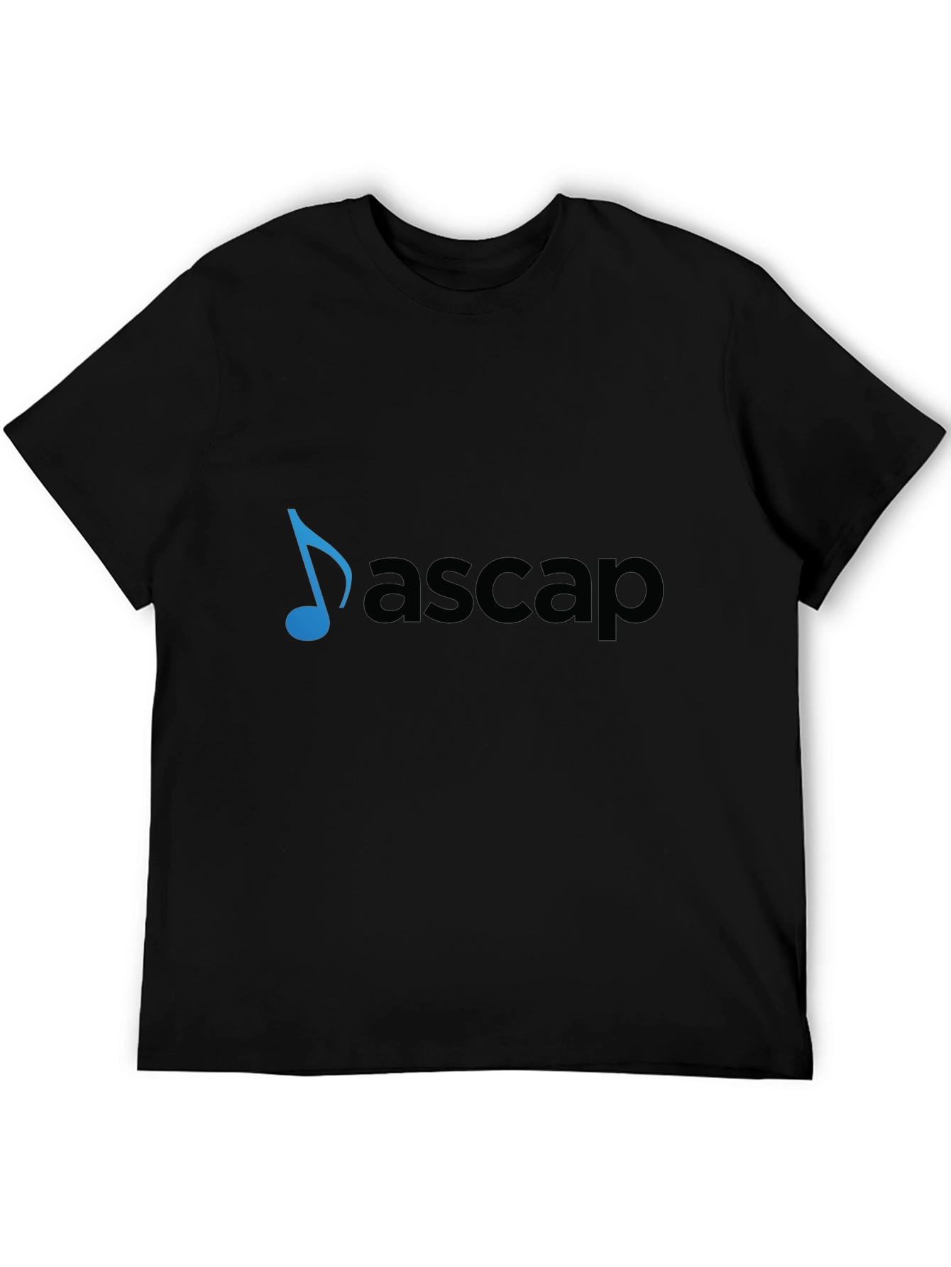 Black ASAP Music Note Black T-Shirt view 5