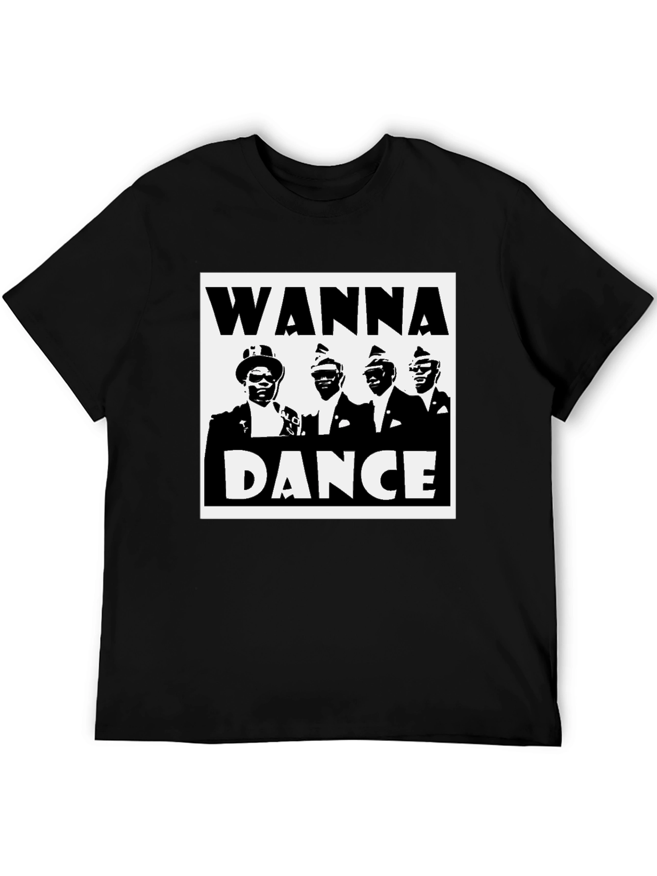 Black Wanna Dance T-Shirt - Ghana Dancing Pallbearers view 5