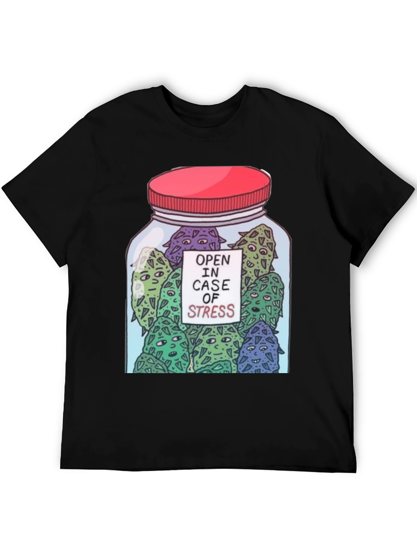 Open In Case Of Stress Graphic T-Shirt - 5