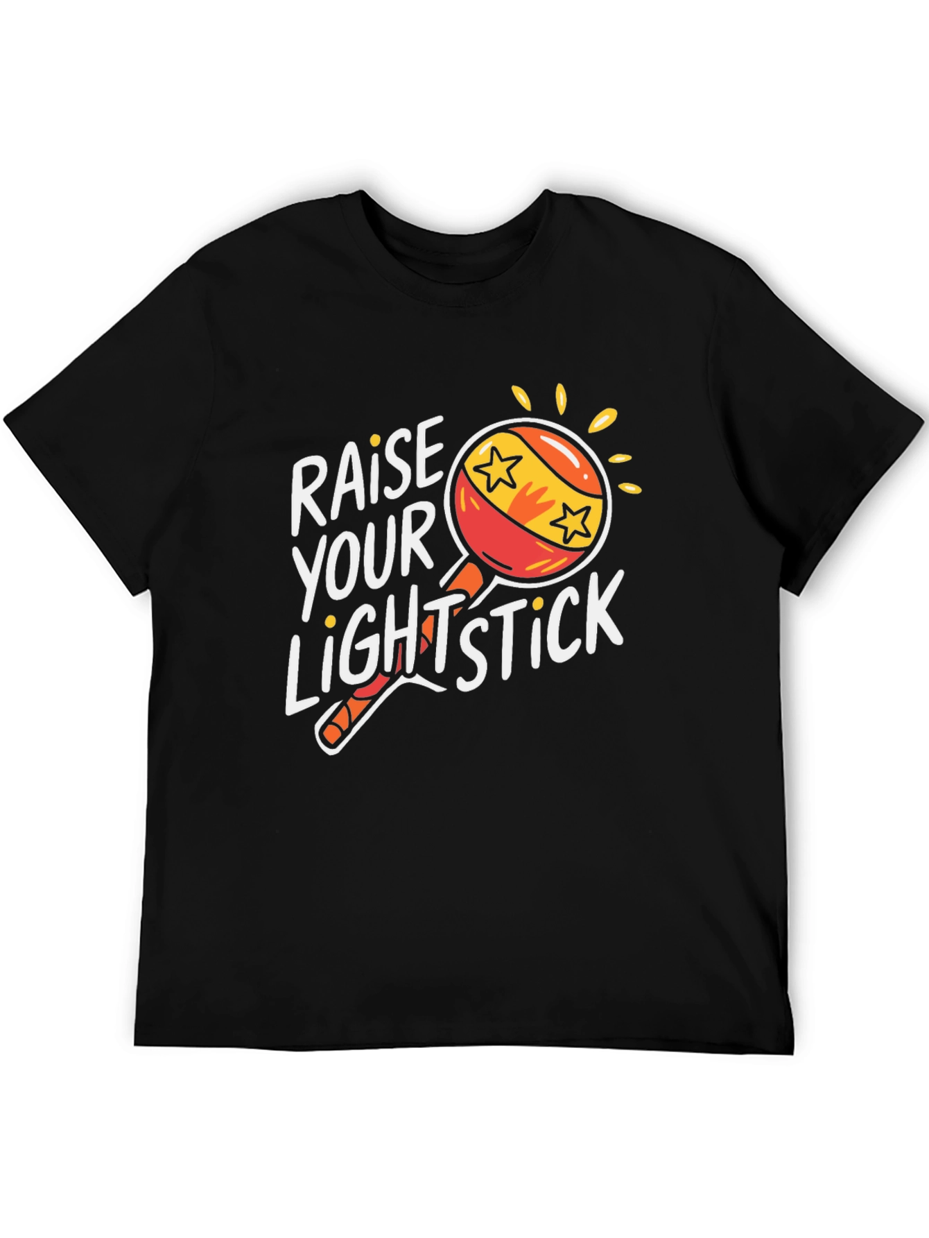 Black Raise Your Lightstick T-Shirt view 5