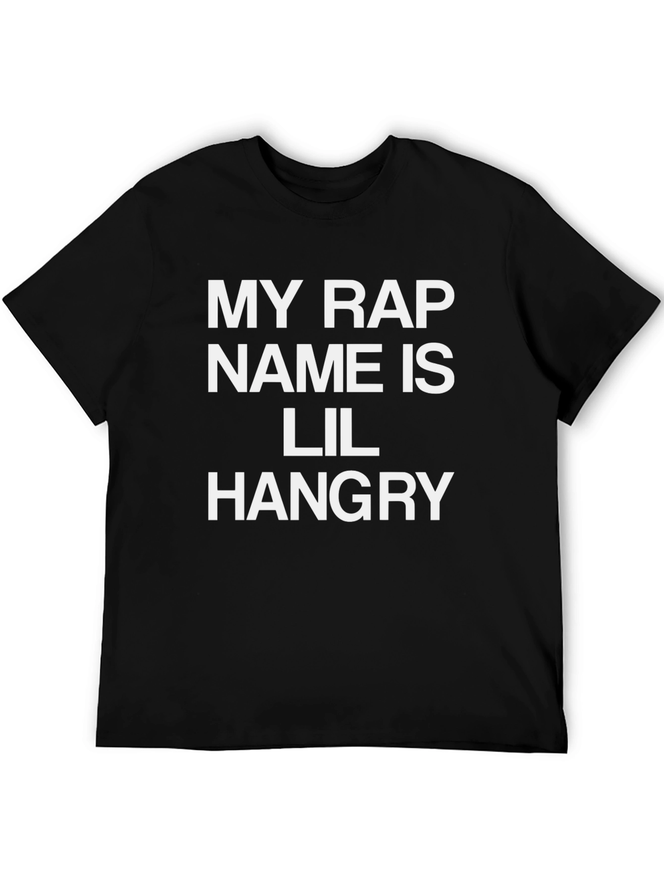 Black Lil Hangry Rap Name T-Shirt - Funny Novelty Tee view 5