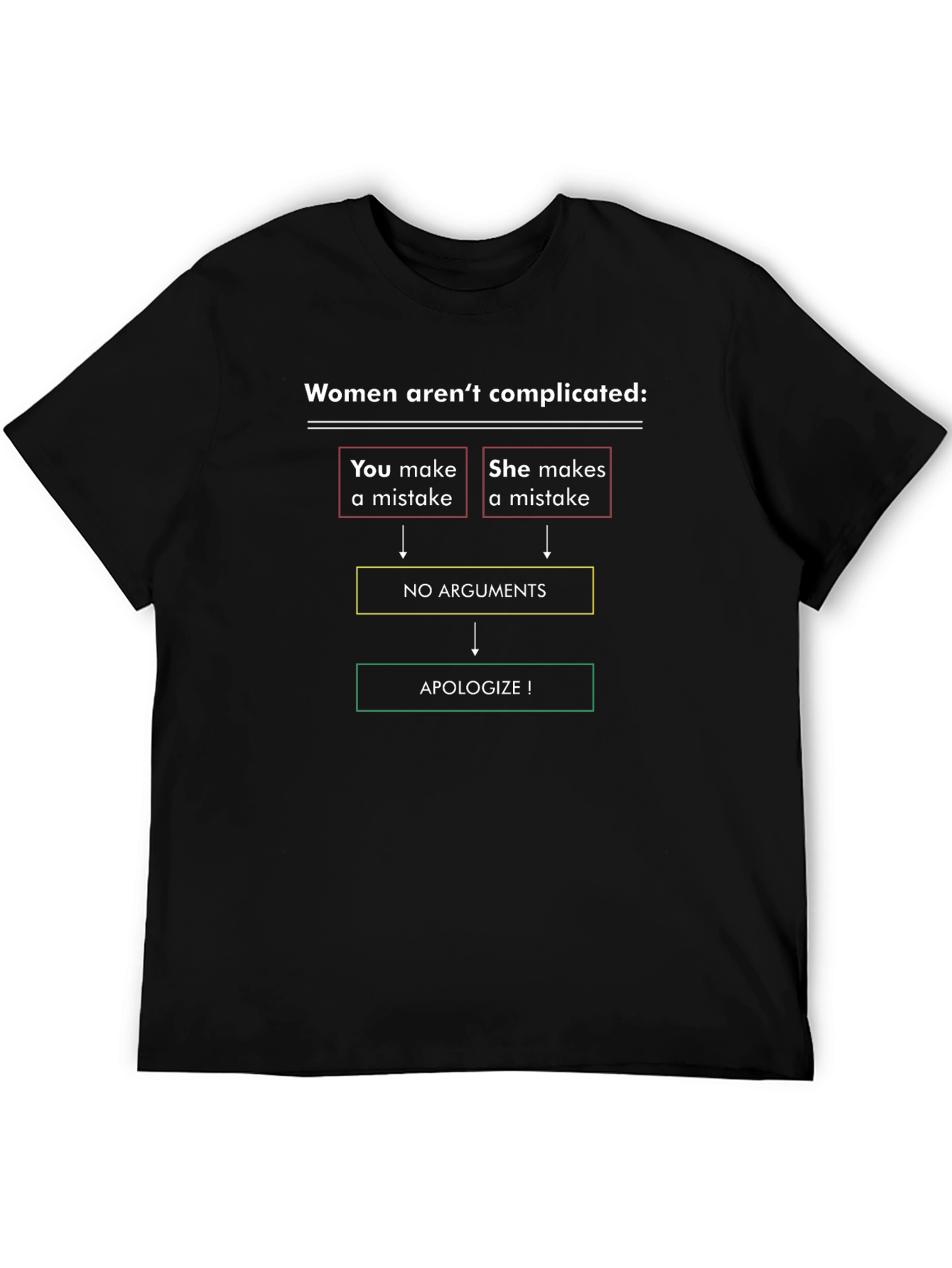 Black Complicated Women T-Shirt view 5