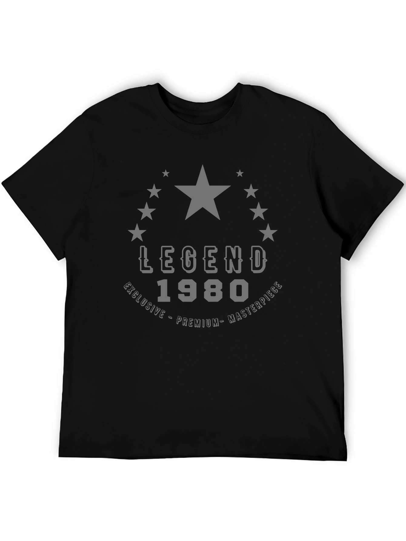 Black Legend 1980 Graphic Tee - Exclusive Premium Masterpiece view 5