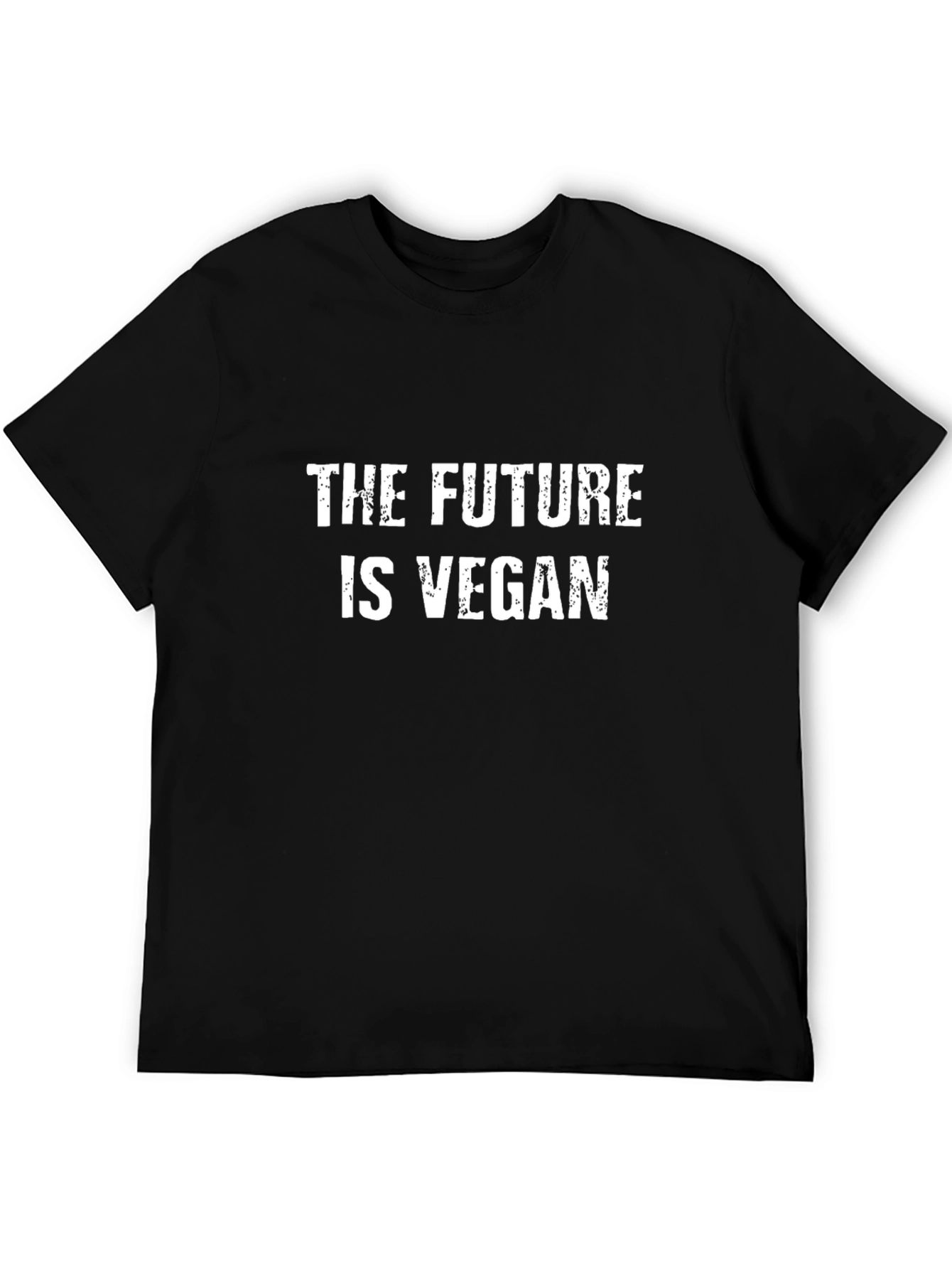 Black The Future is Vegan T-Shirt view 5