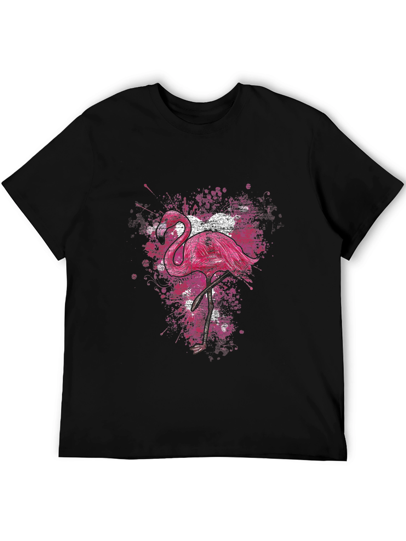 Black Flamingo Graphic T-Shirt view 5