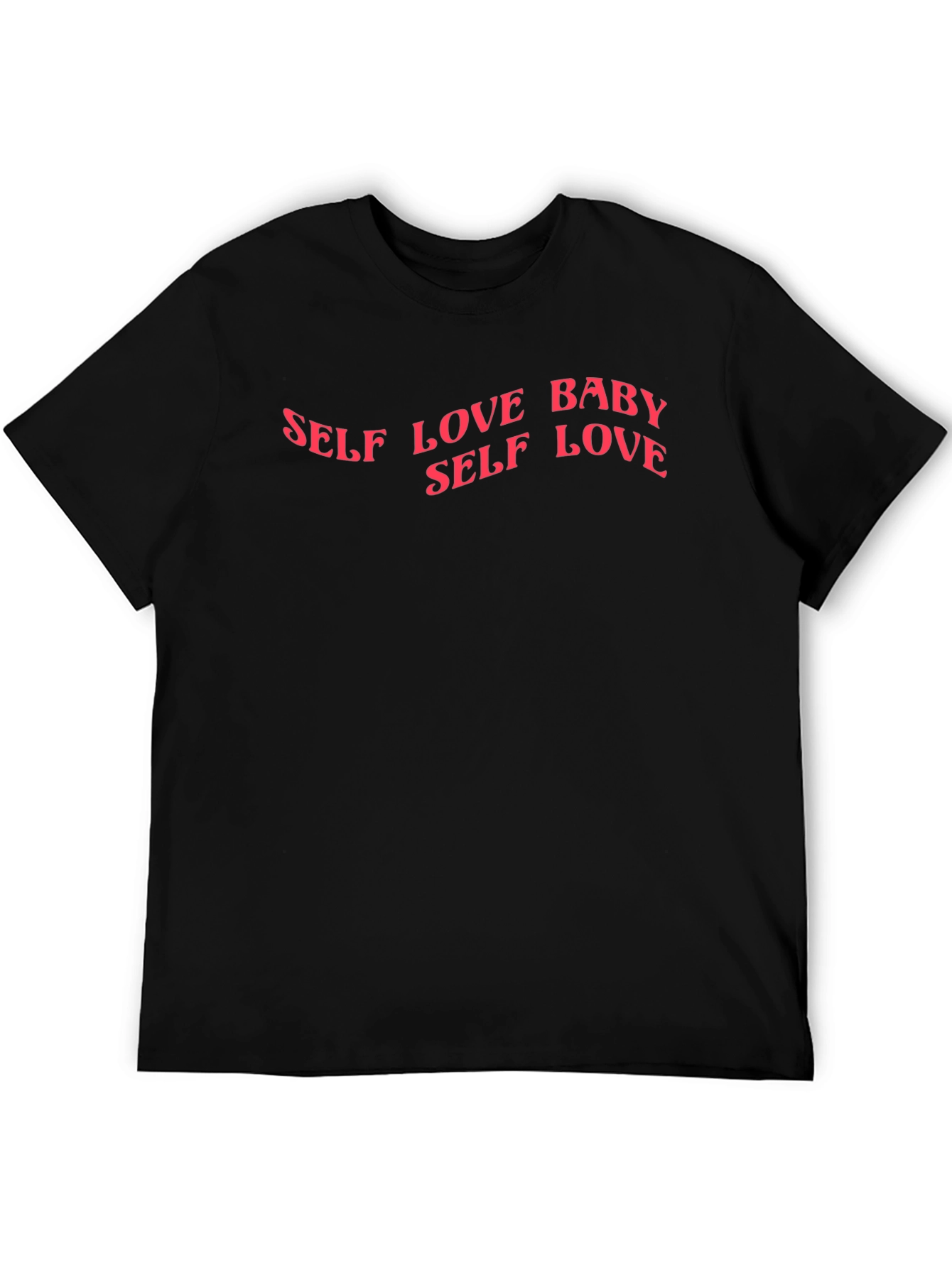 Black Self Love Baby Graphic Tee - Black view 5