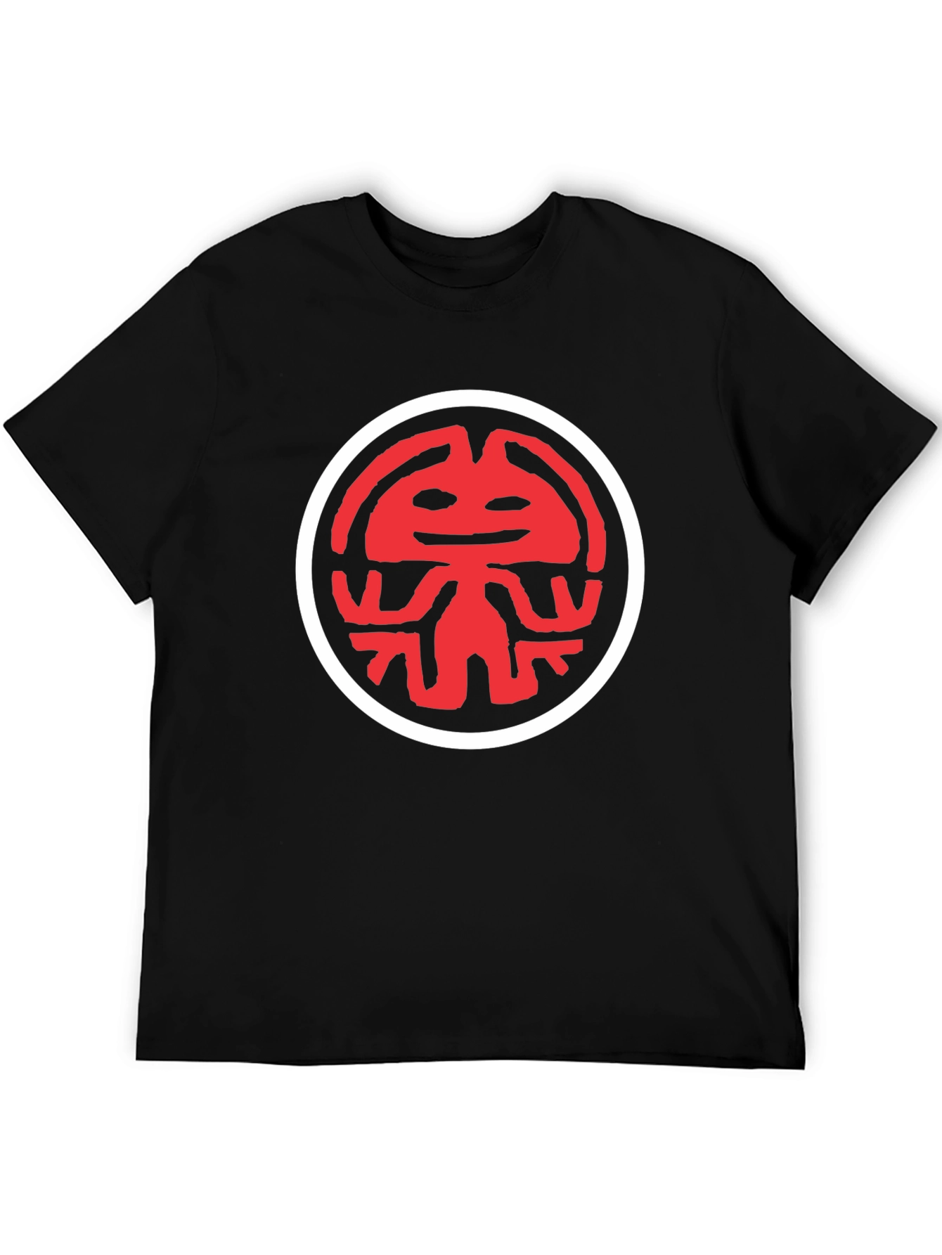 Black Red Kokopelli Graphic Black T-Shirt view 5