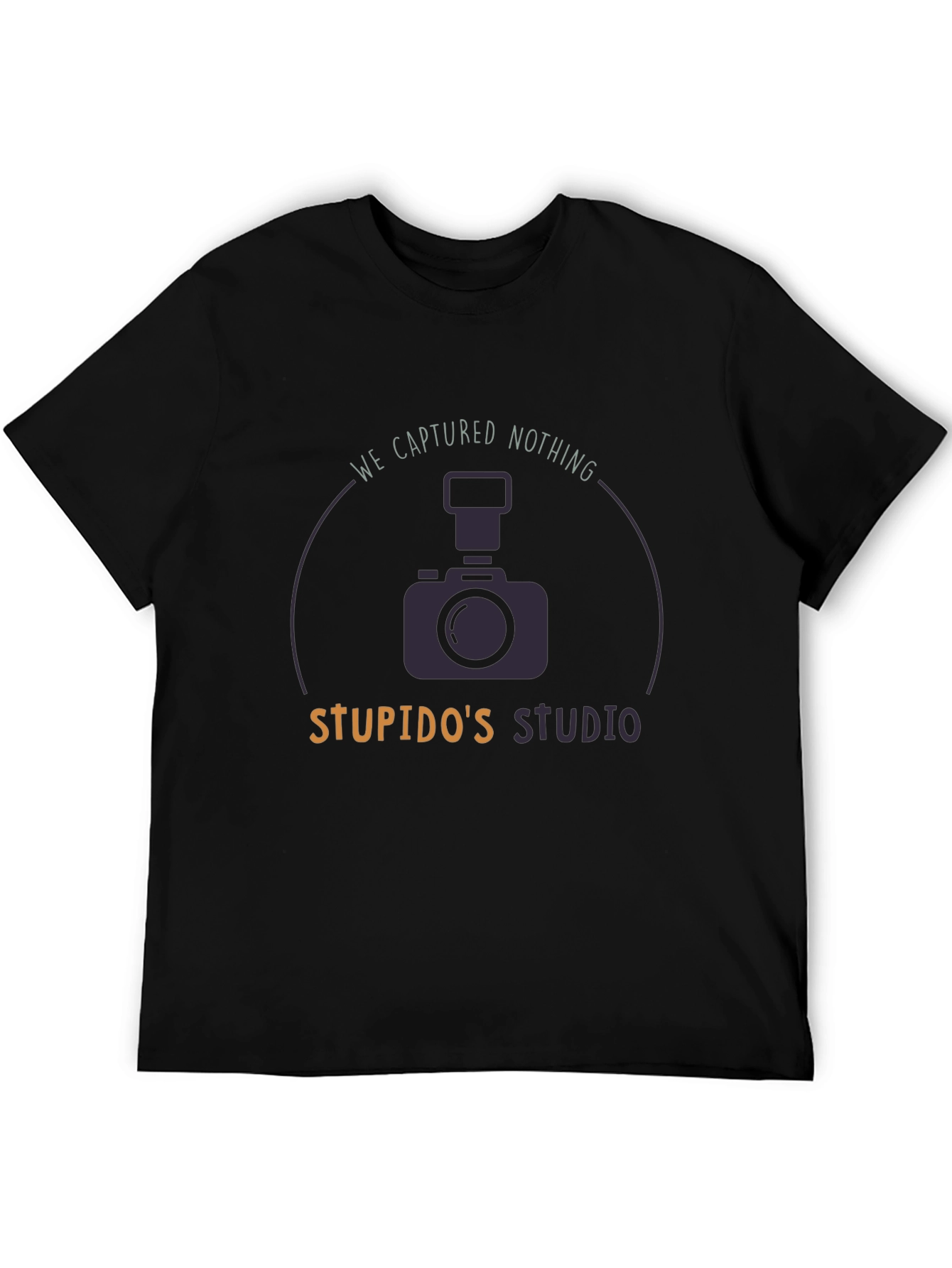 Black Stupido's Studio T-Shirt: We Captured Nothing view 5