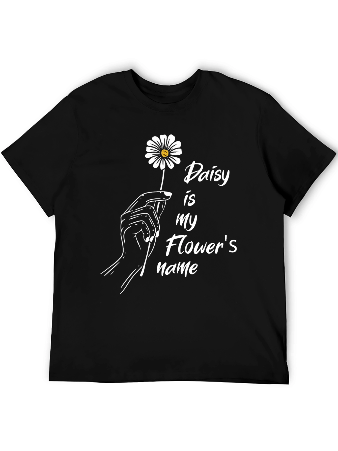 Black Daisy is My Flower's Name Tee view 5