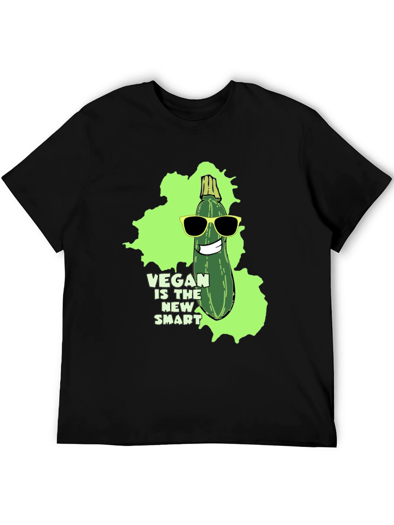 Vegan is the New Smart Graphic T-Shirt - 5