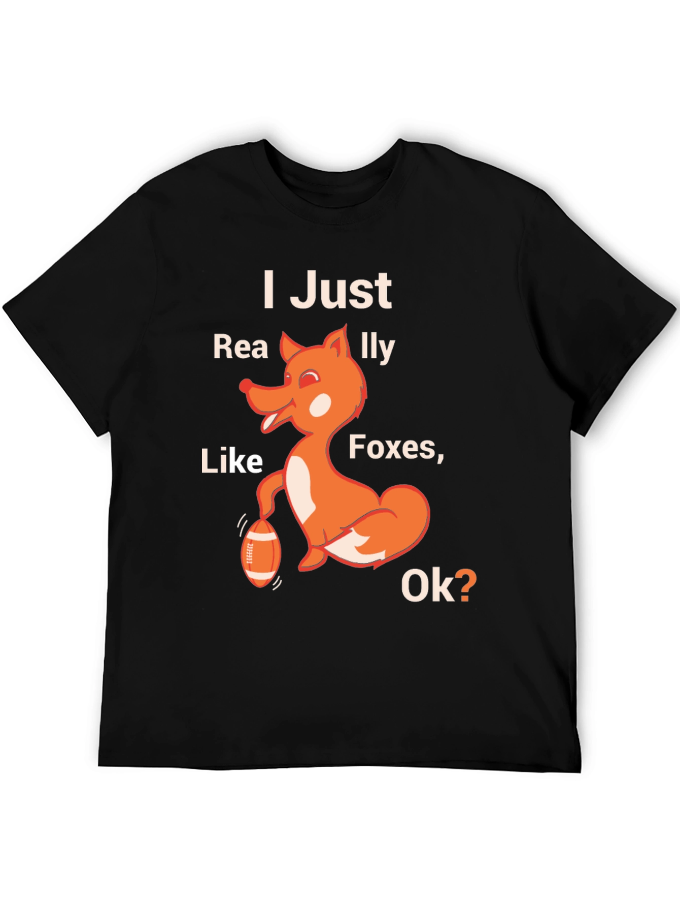 Black Funny Foxes Lover T-Shirt view 5
