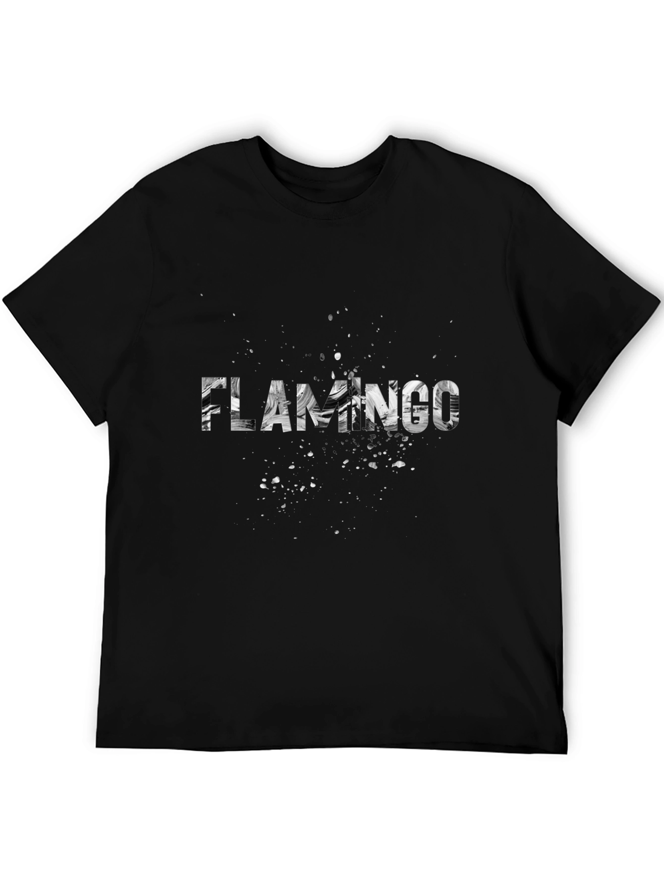 Black Flamingo Graphic Black T-Shirt - Casual Style view 5