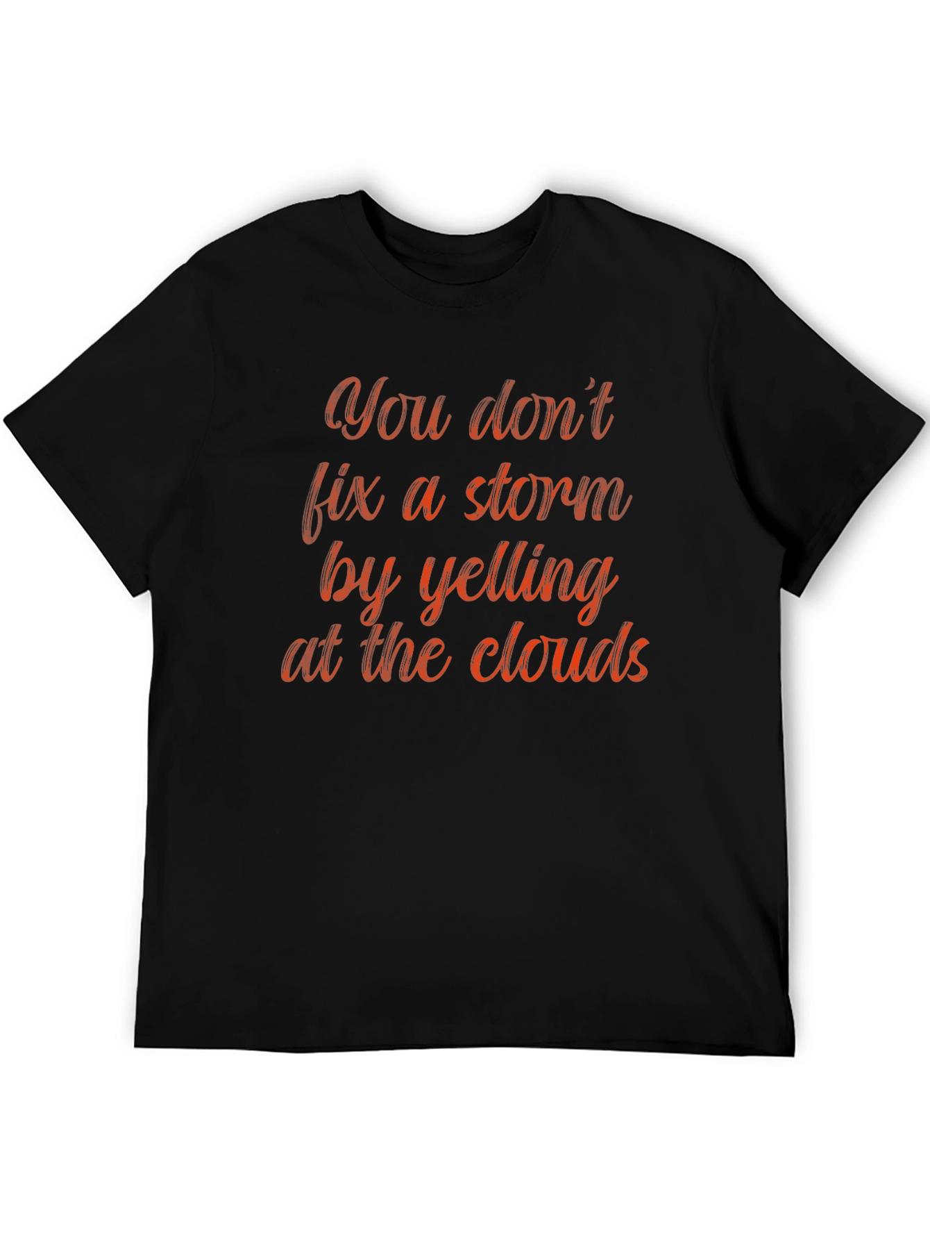 Black Storm Clouds T-Shirt - Don't Yell view 5