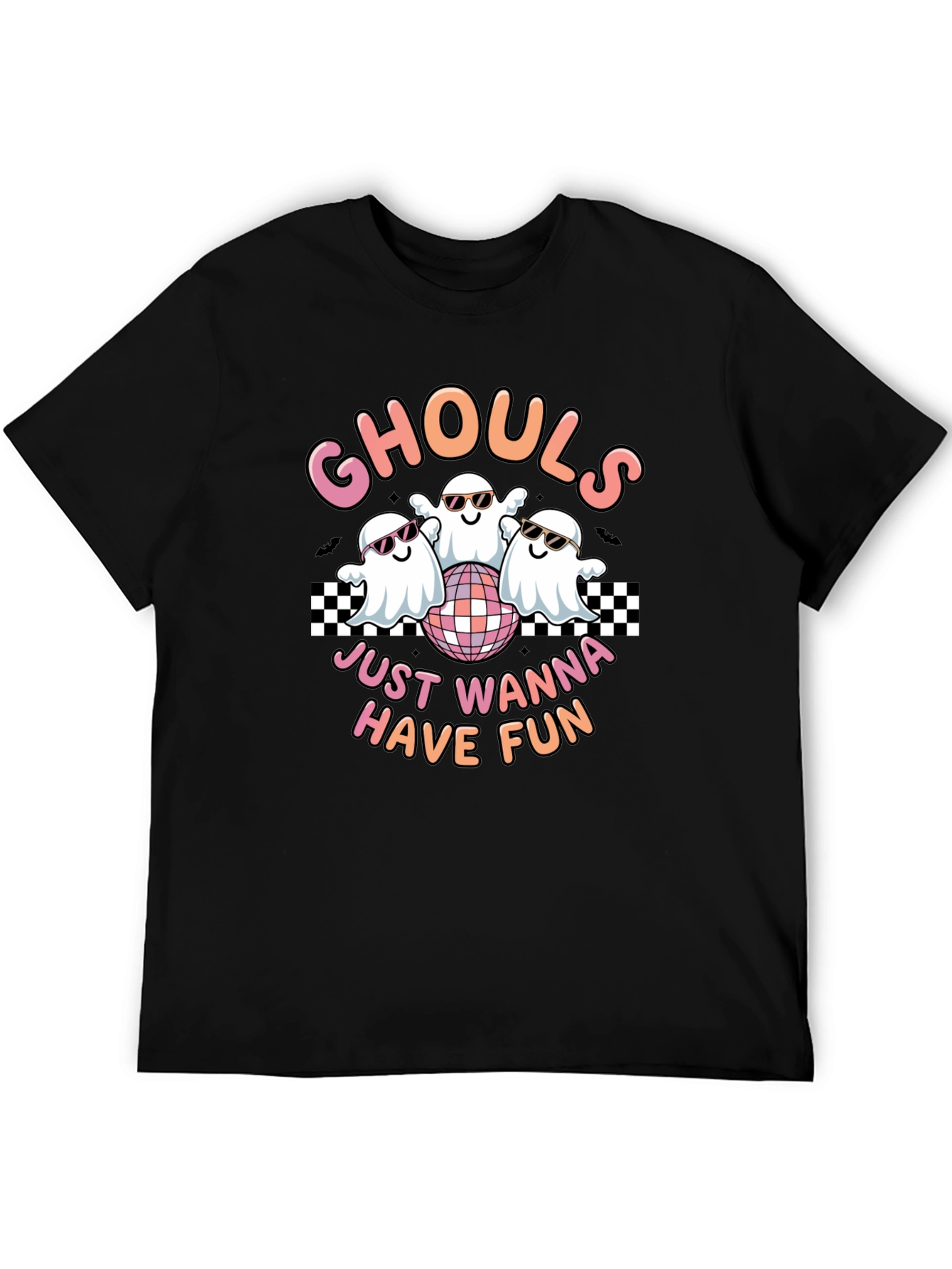 Black Ghouls Just Wanna Have Fun T-Shirt view 5