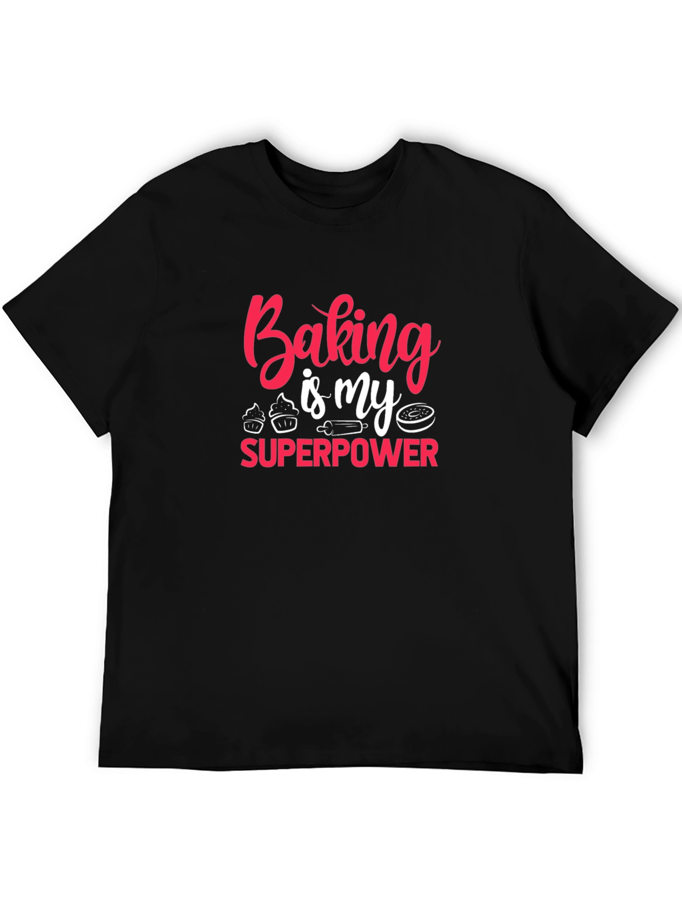 Black Baking is My Superpower T-Shirt view 5