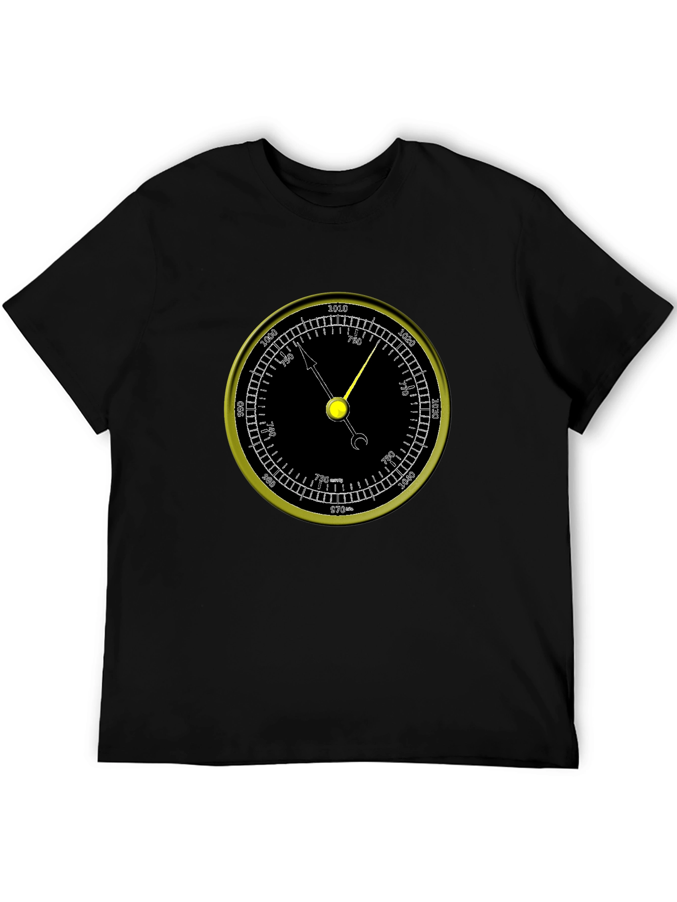 Black Altimeter Graphic Tee view 5