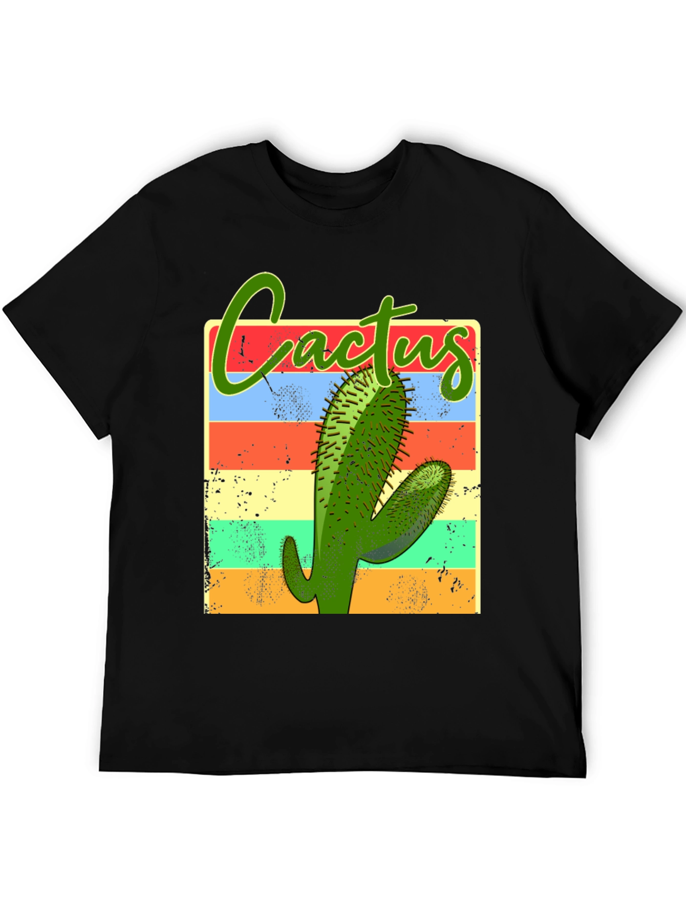 Black Cactus Graphic Tee - Desert Vibes! view 5