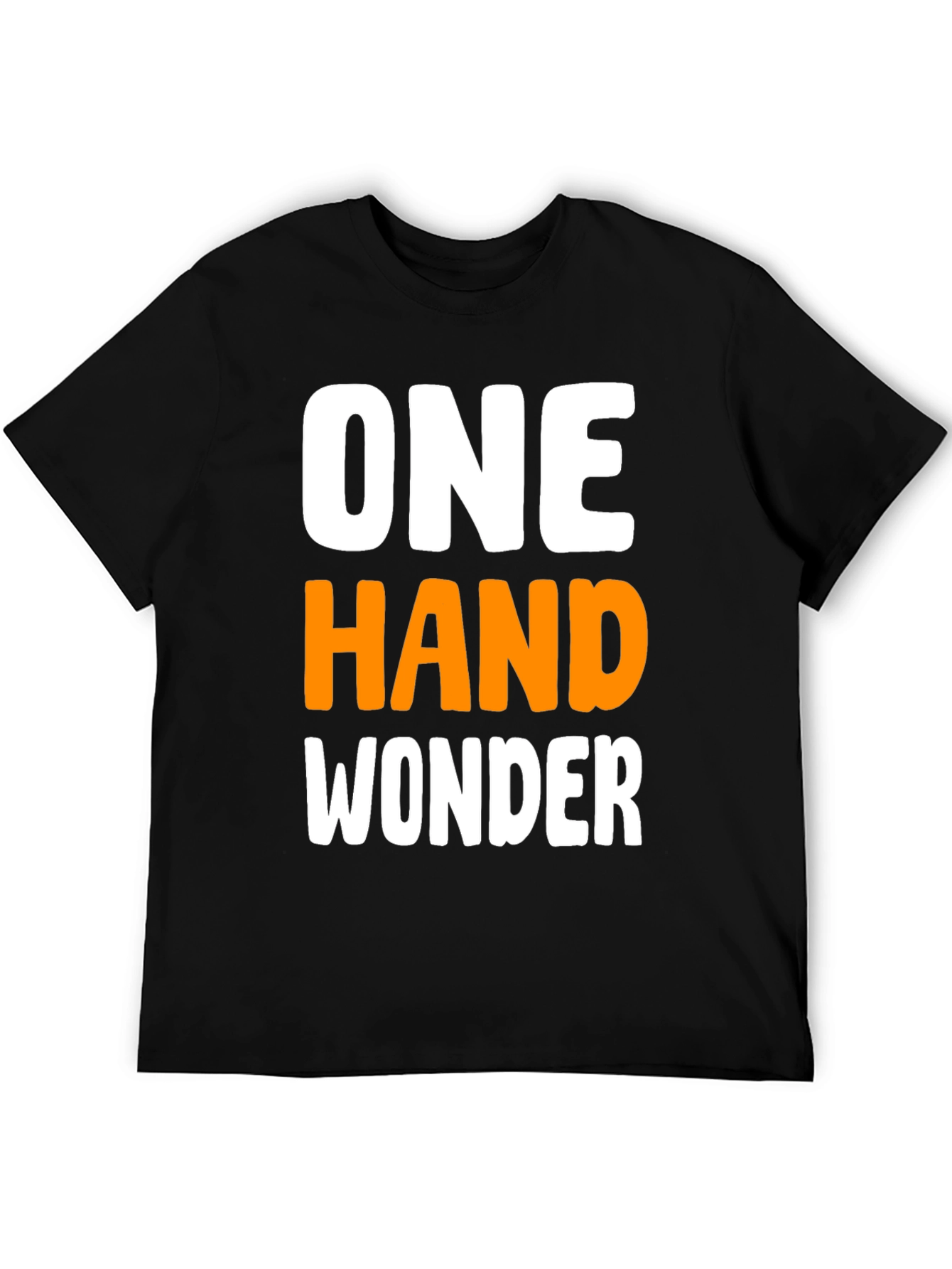 Black One Hand Wonder Graphic T-Shirt - Black view 5