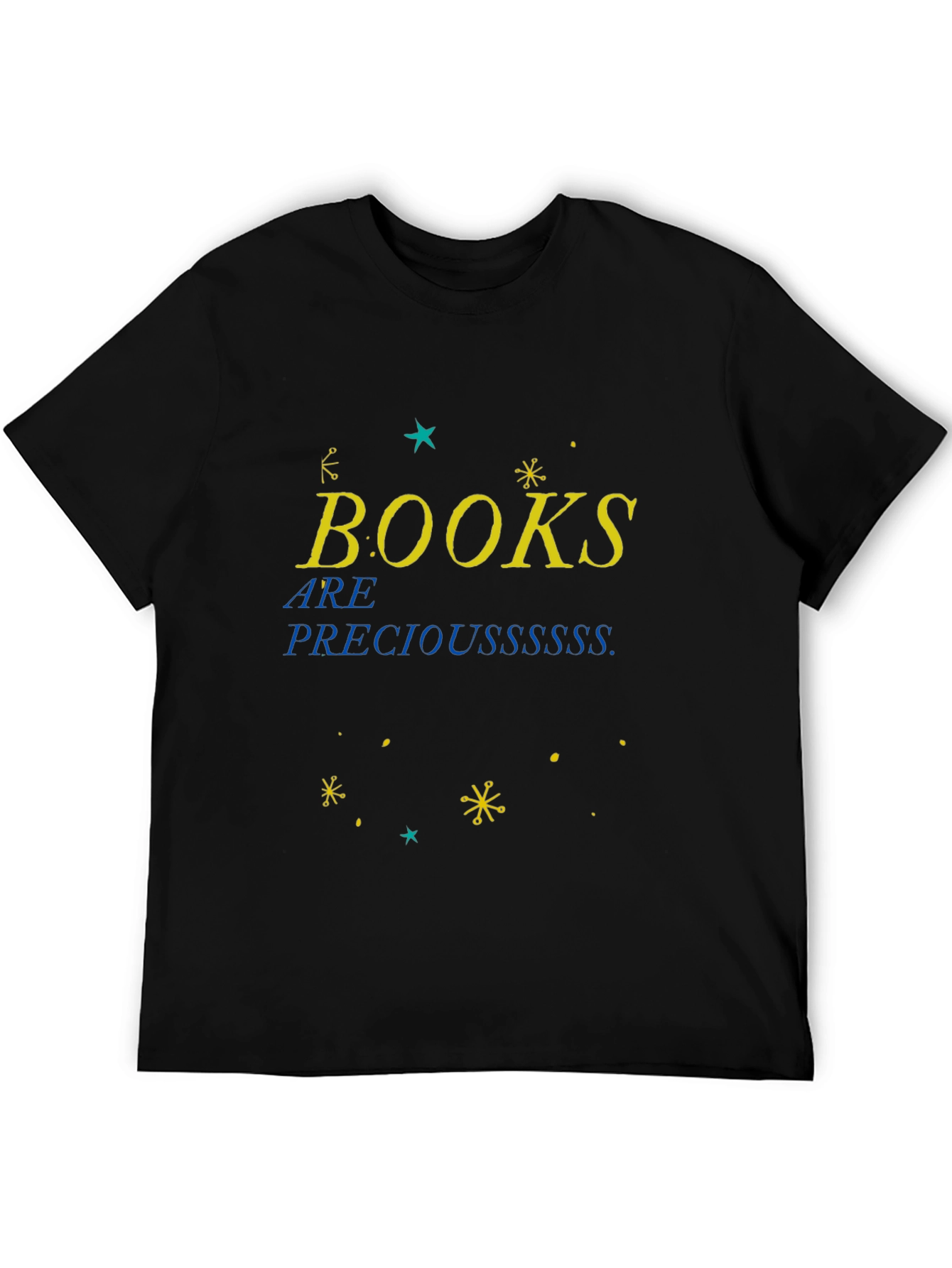 Black Books Are Precious Black T-Shirt view 5