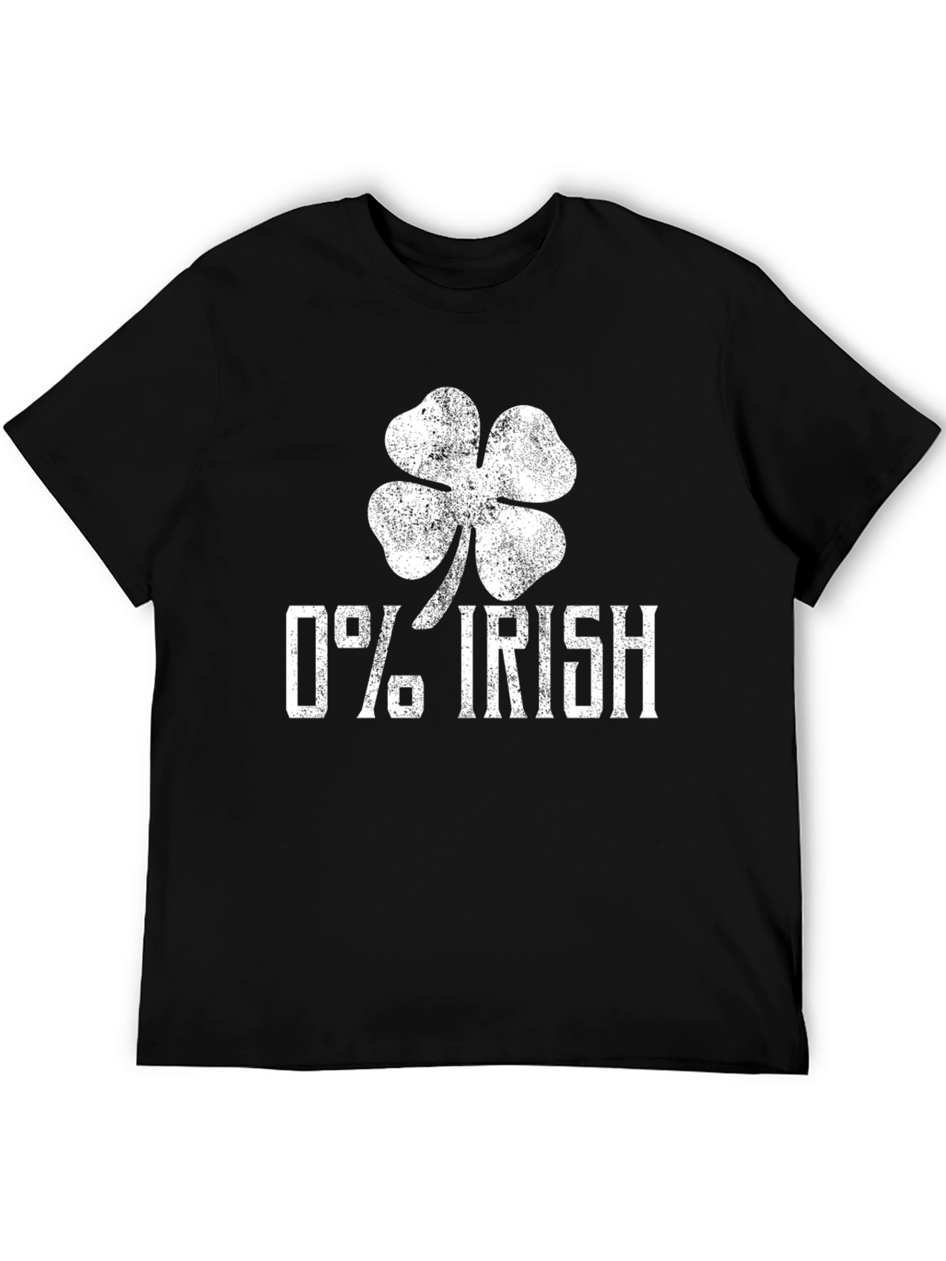 Black 0% Irish St. Patrick's Day Graphic Tee view 5