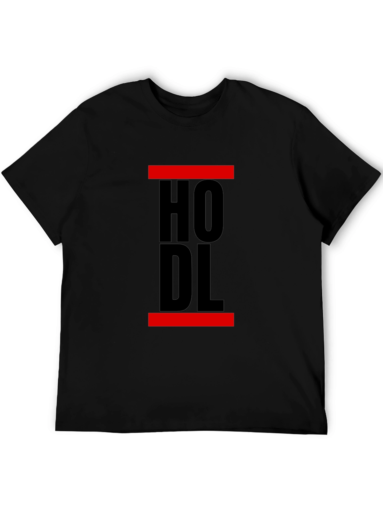 Black HODL Crypto Black T-Shirt view 5