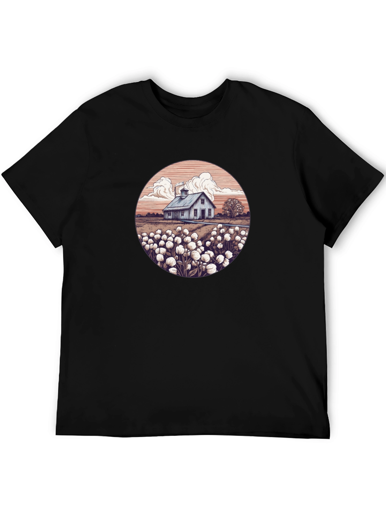 Cotton Field Barn Graphic Tee - 5