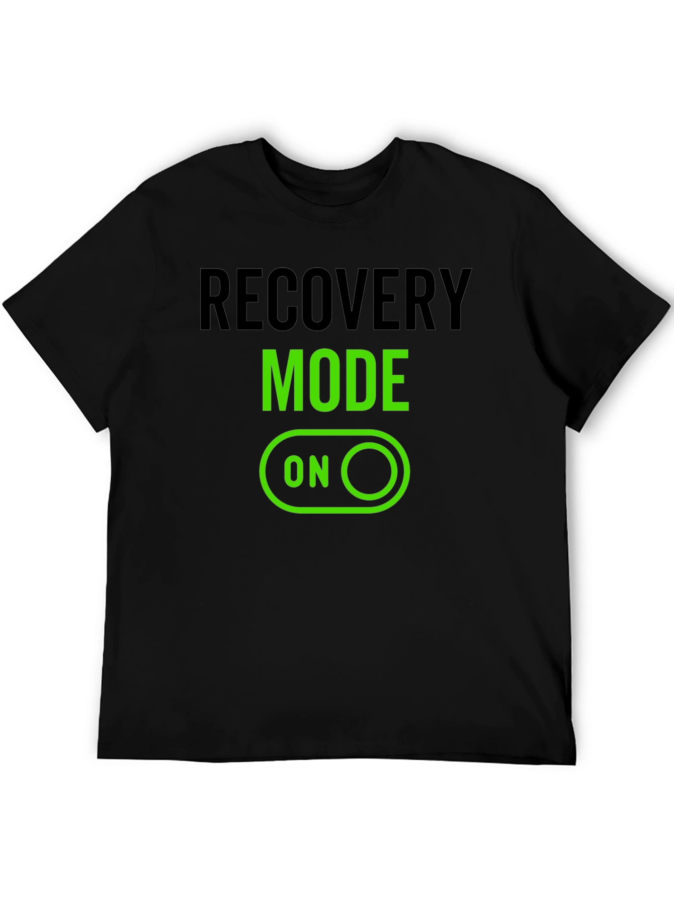 Black Recovery Mode ON Graphic T-Shirt view 5
