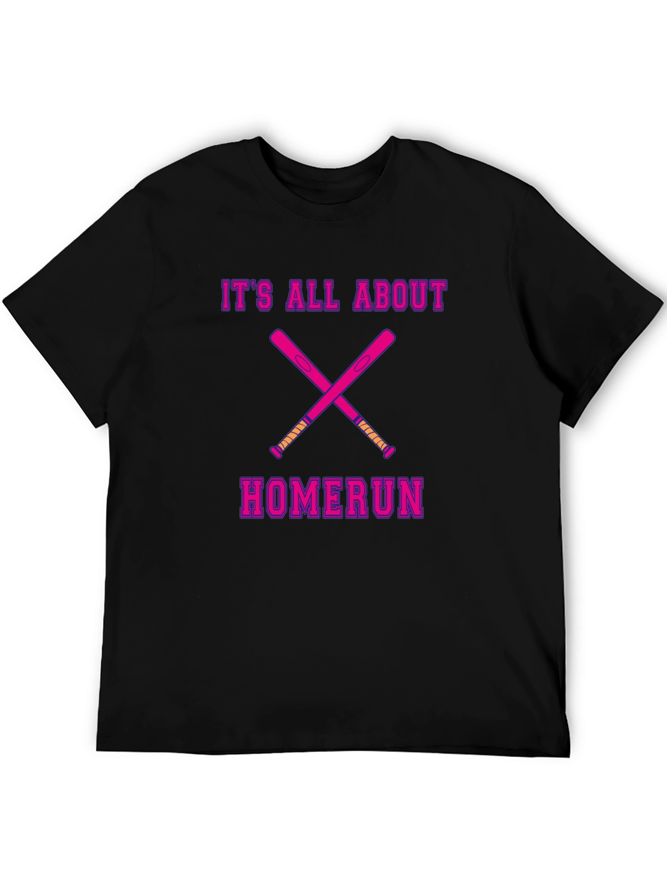 Black Homerun Baseball T-Shirt - Game Day Tee view 5