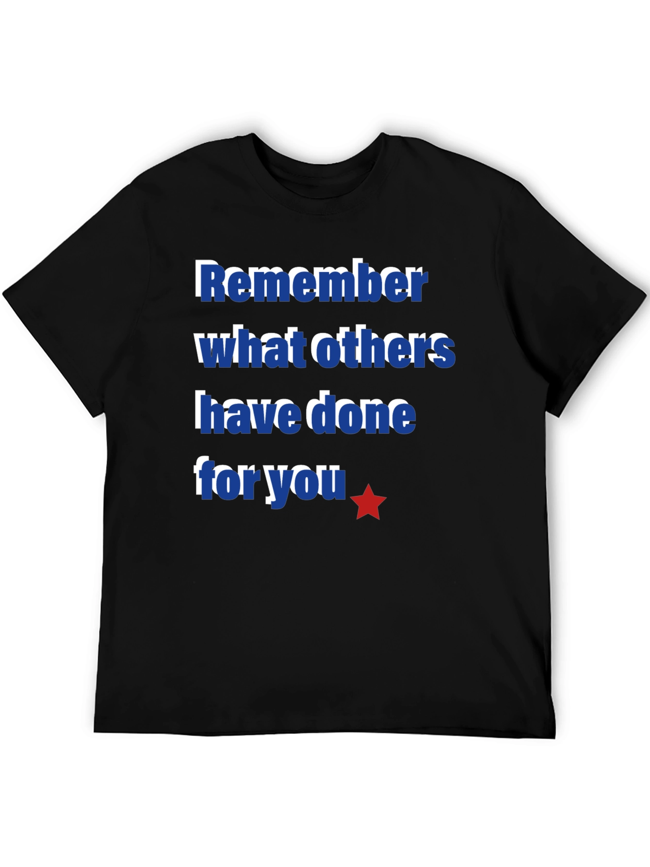 Black Remember Others T-Shirt view 5